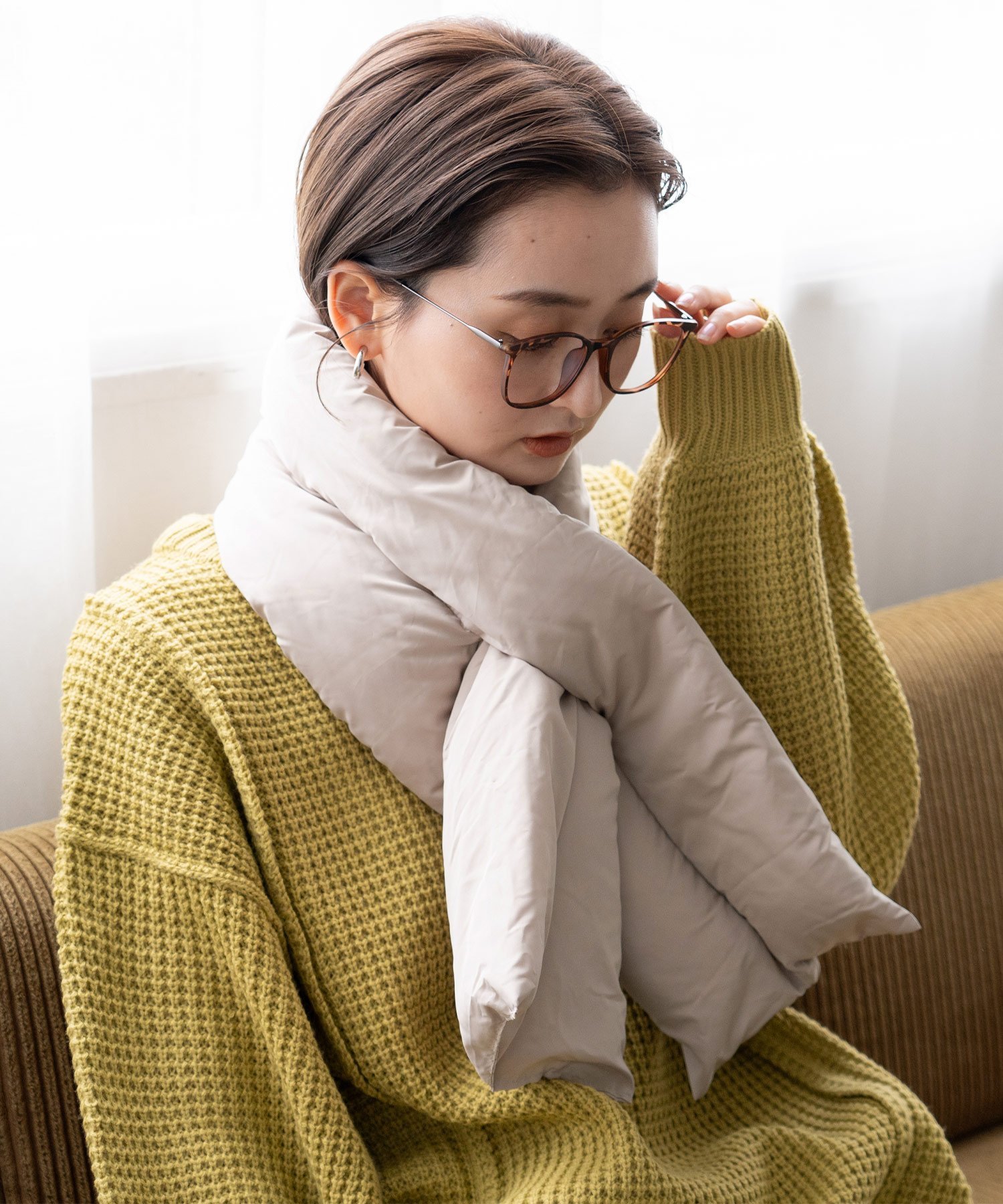 VitaFelice｜ボリュームナイロンマフラー | Rakuten Fashion(楽天