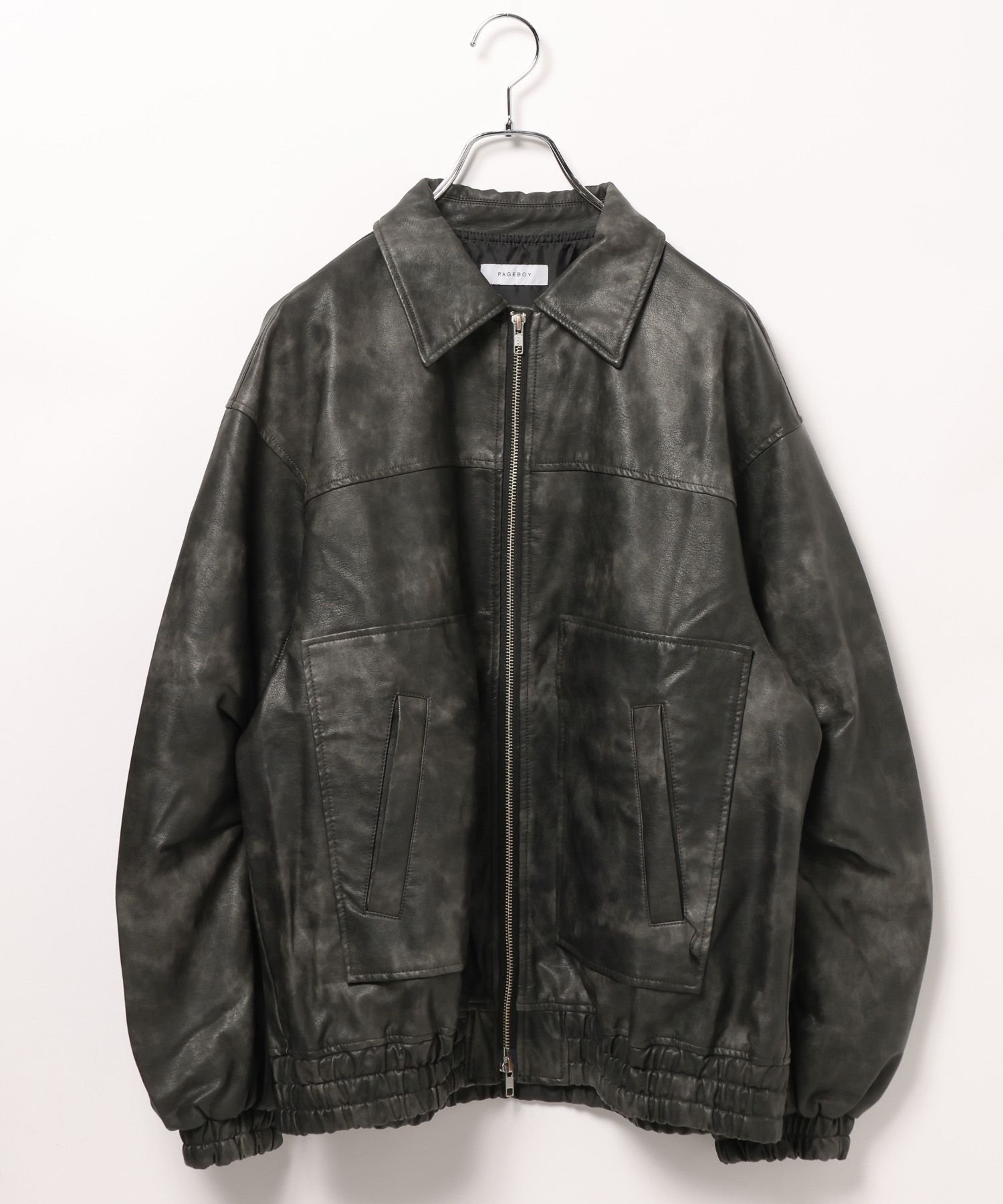 PAGEBOY｜サンドヴィンテージレザーブルゾン | Rakuten Fashion(楽天