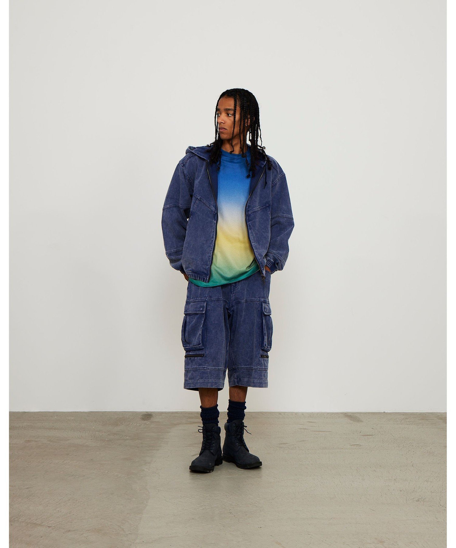 BEAMS MEN｜フェード ジップブルゾン | Rakuten Fashion(楽天