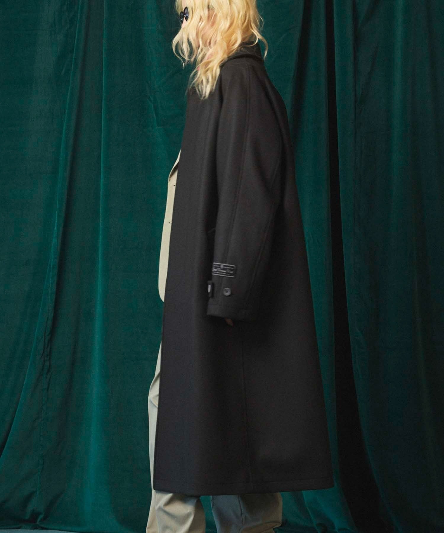 MAISON SPECIAL｜Super140s Prime-Over Melton Balmachan Coat