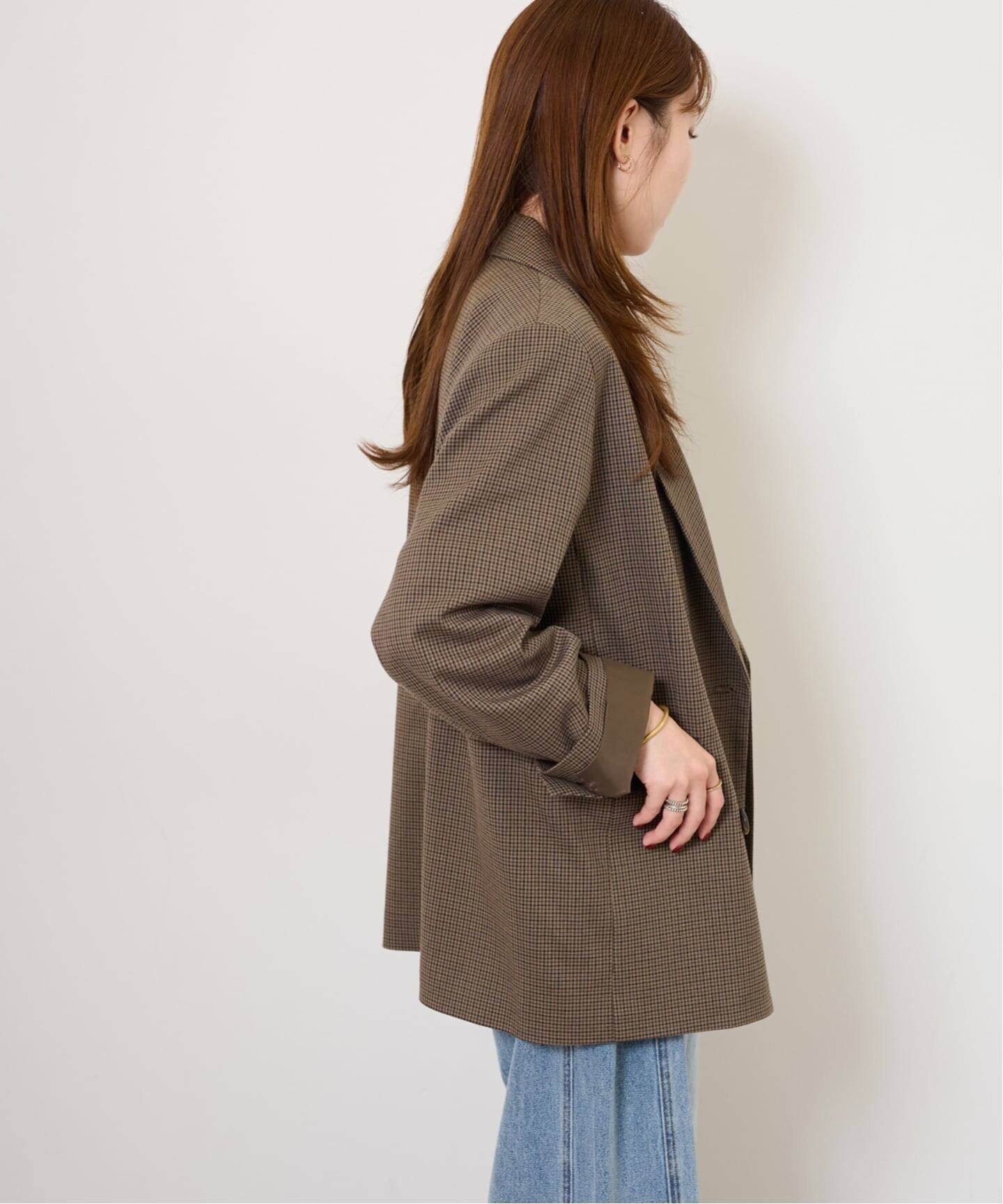 JOURNAL STANDARD relume｜ダブルフロントチェックジャケット