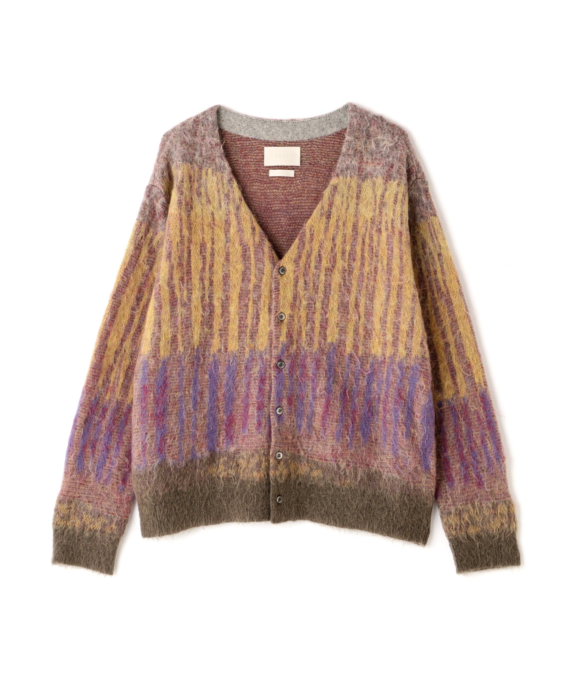 GARDEN TOKYO｜YOKE/ヨーク/KID MOHAIR WOOL BRUSHED TREE JAQUARD
