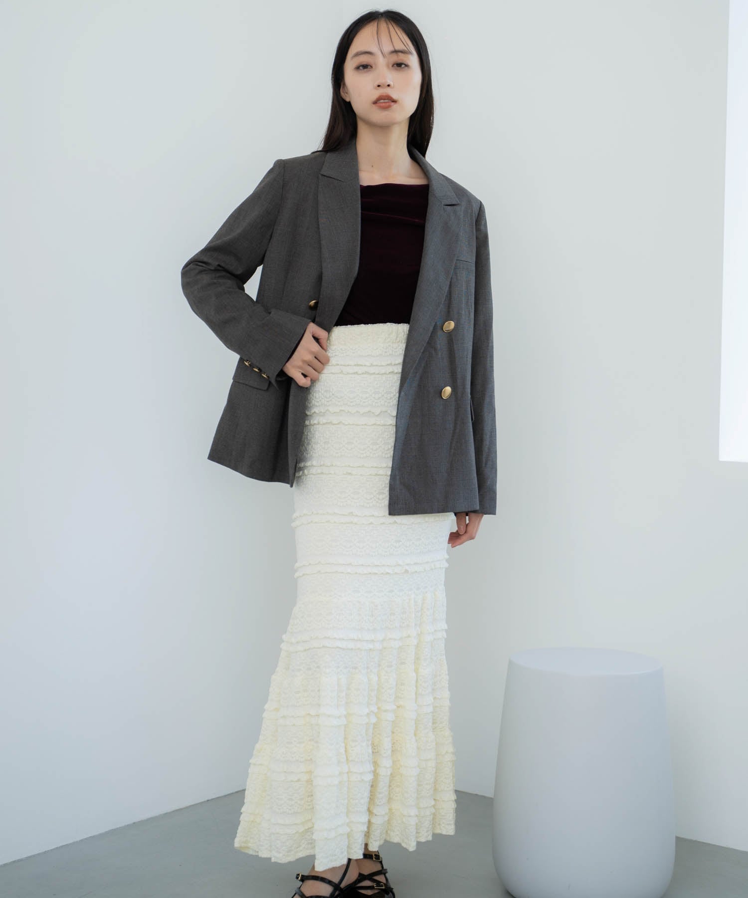 NOELA｜ベロアドレープトップス | Rakuten Fashion(楽天ファッション