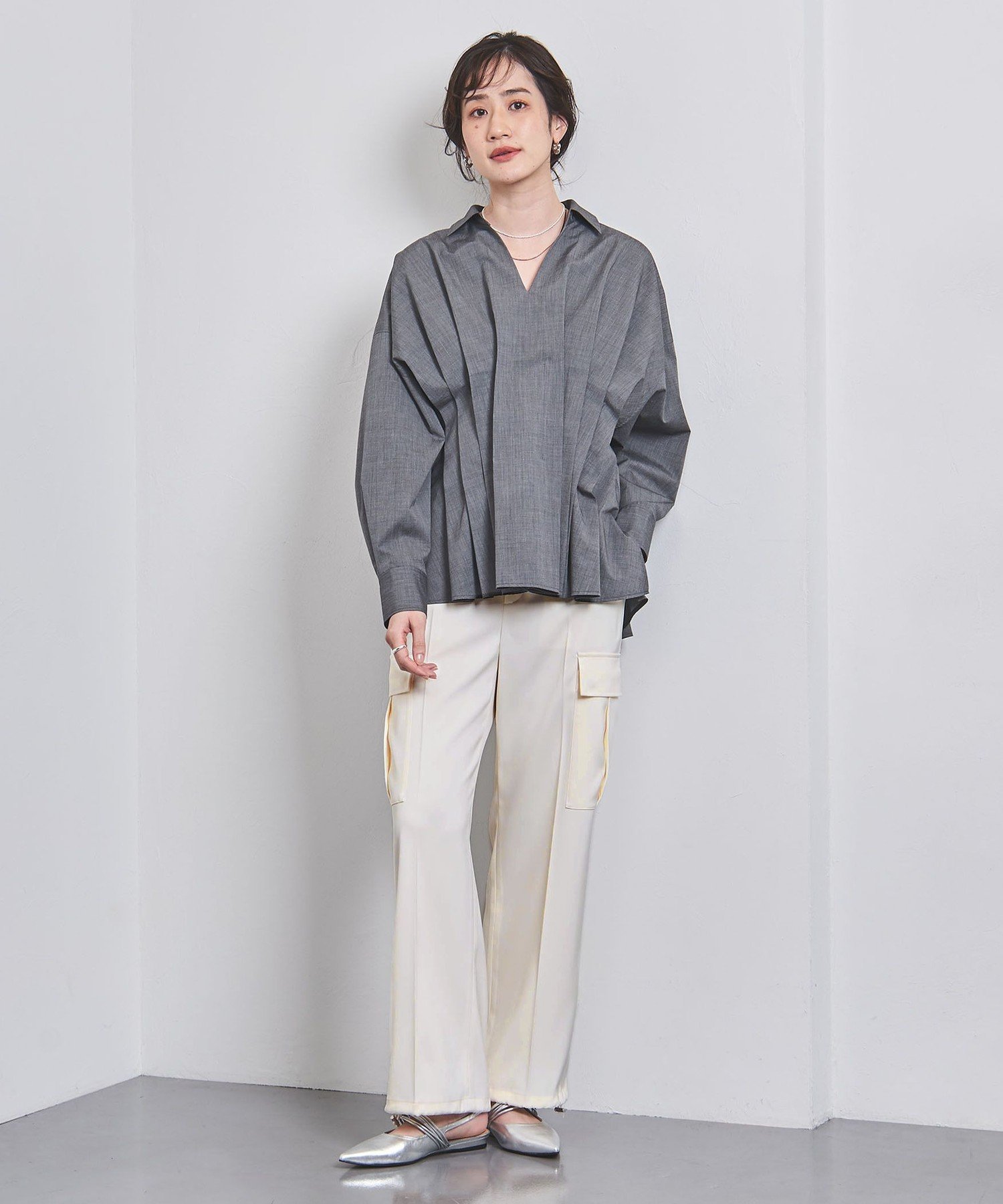 UNITED ARROWS LTD. OUTLET｜サテン サイドポケット パンツ | Rakuten