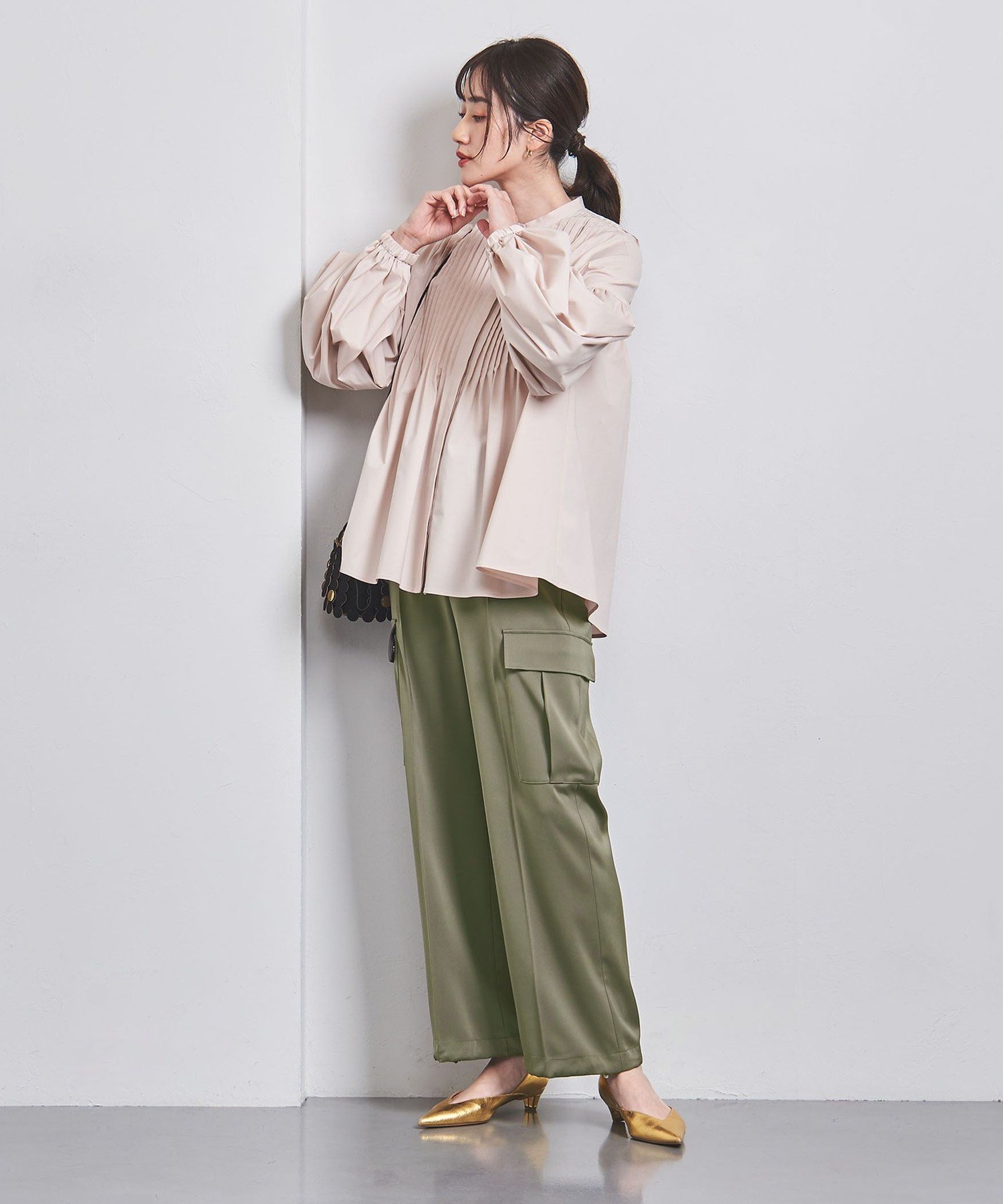UNITED ARROWS LTD. OUTLET｜サテン サイドポケット パンツ | Rakuten