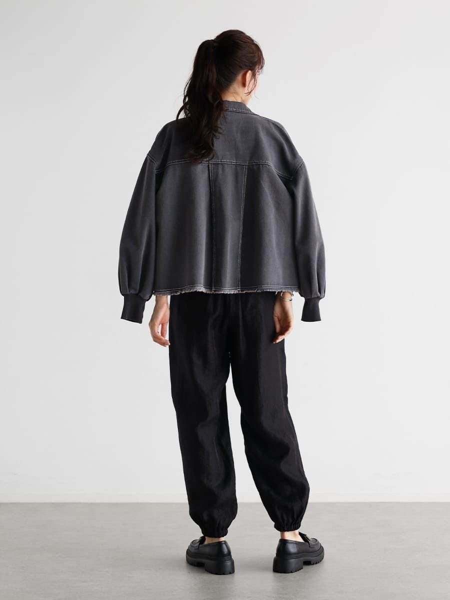 Vin｜ボリュームスリーブデニムジャケット | Rakuten Fashion(楽天