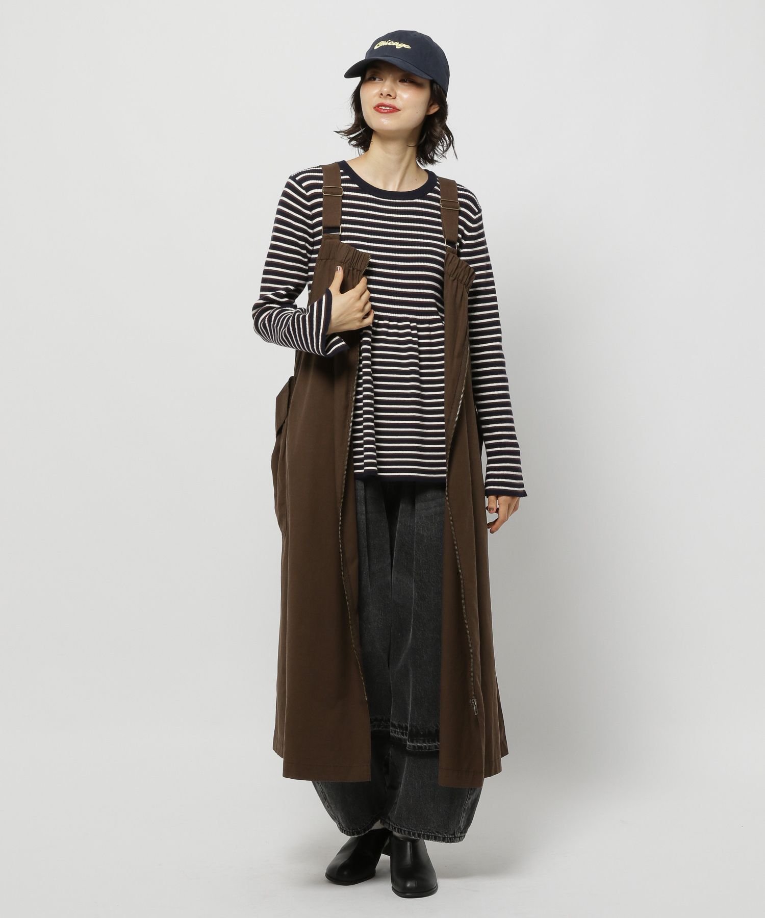 niko and ｜ポケットZIPジャンパースカート | Rakuten Fashion(楽天