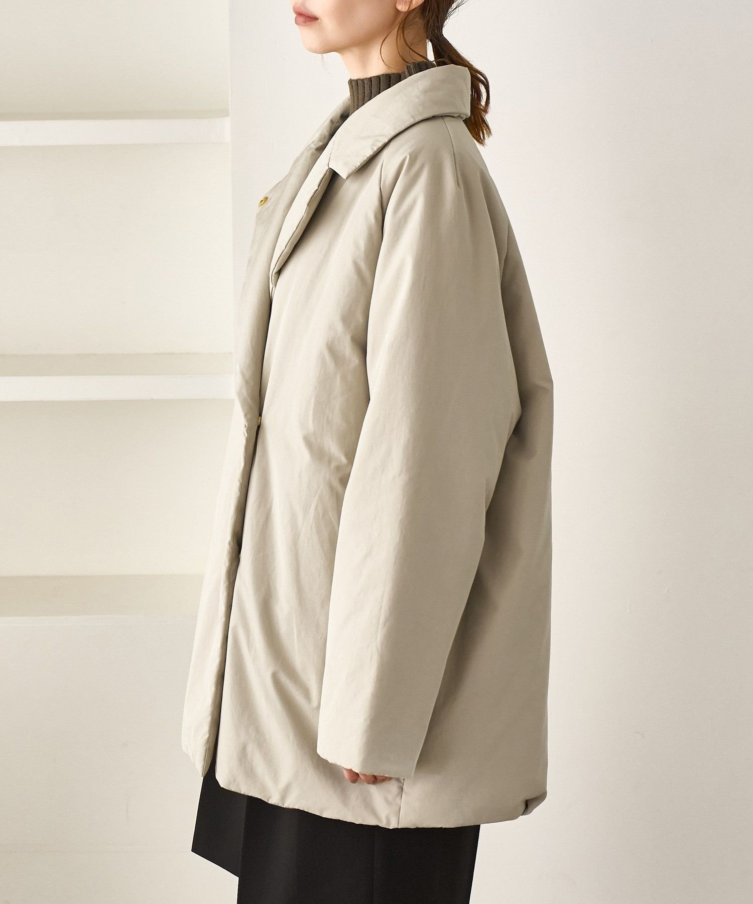 ROPE' PICNIC｜2WAY中綿テーラードコート | Rakuten Fashion(楽天