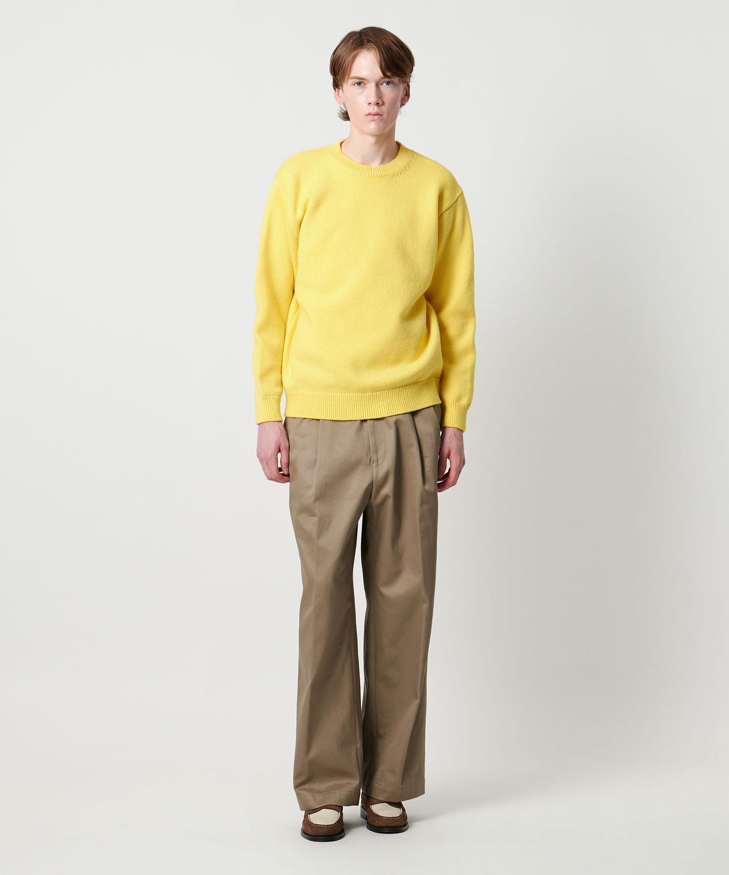 未使用　District 2プリーツ ワイド チノパンツ　Mサイズ UNITED ARROWS｜<District>2プリーツ ワイド チノパンツ | Rakuten