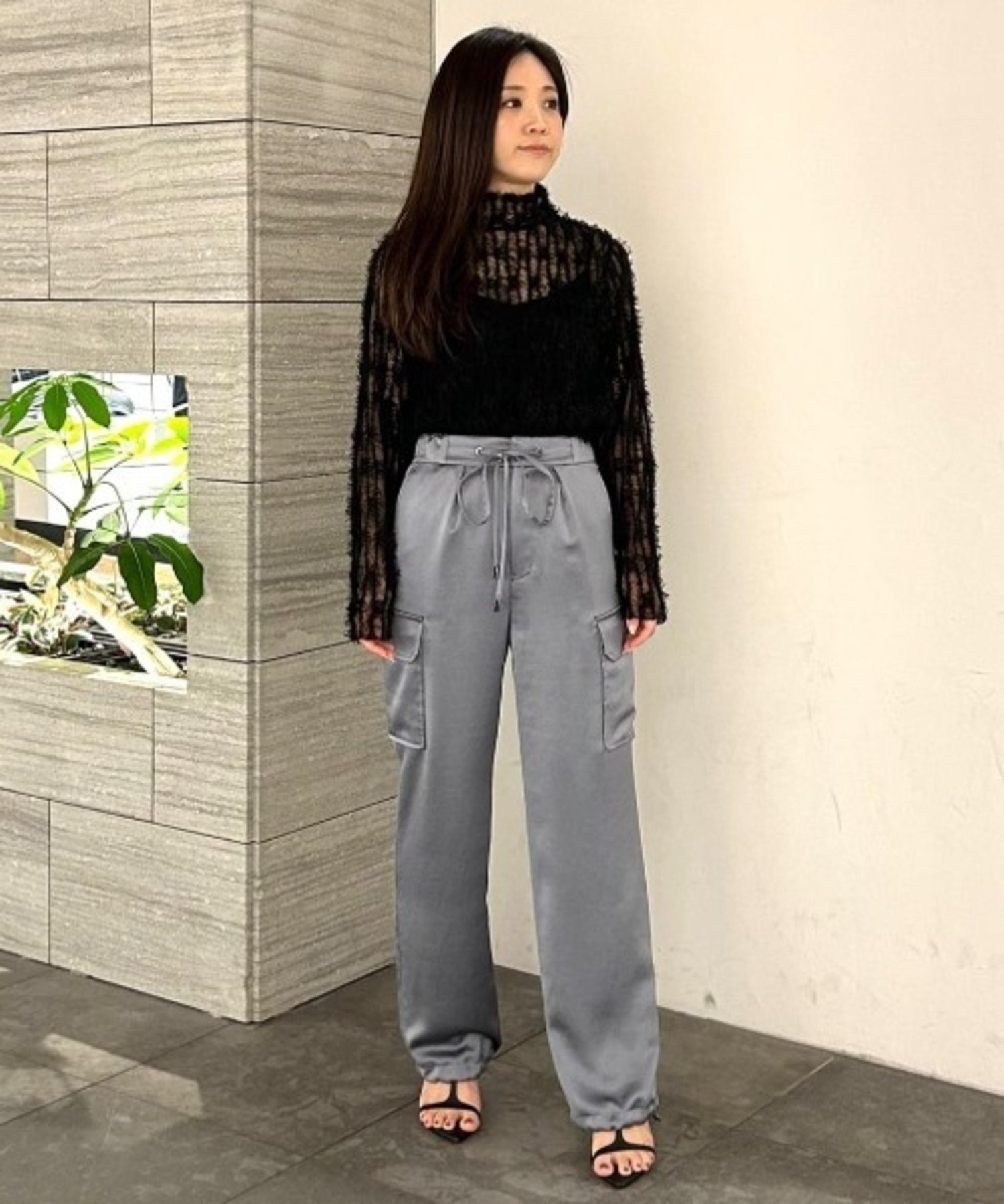 PINKY&DIANNE｜◇サテンカーゴパンツ | Rakuten Fashion(楽天