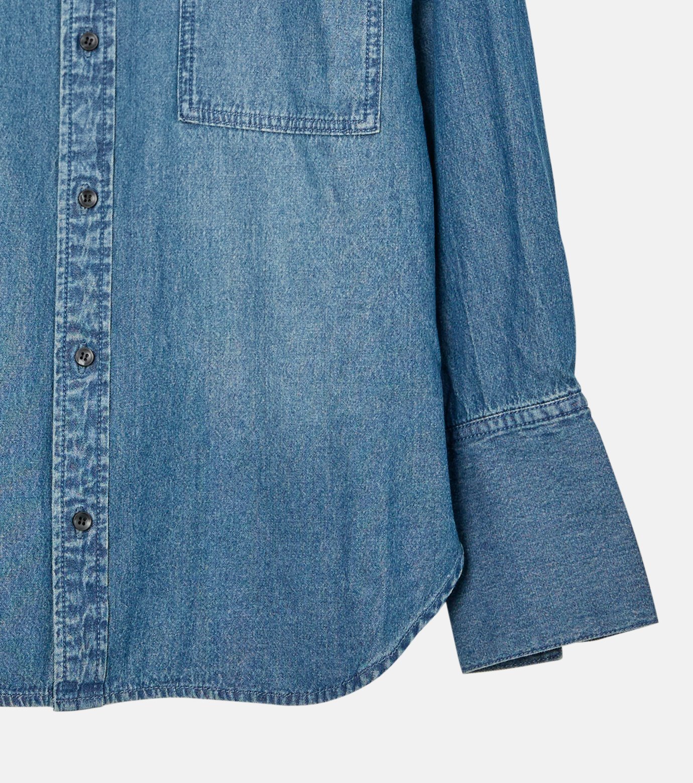 LE CIEL BLEU｜デニムオーバーサイズシャツ / Denim Oversized Shirt