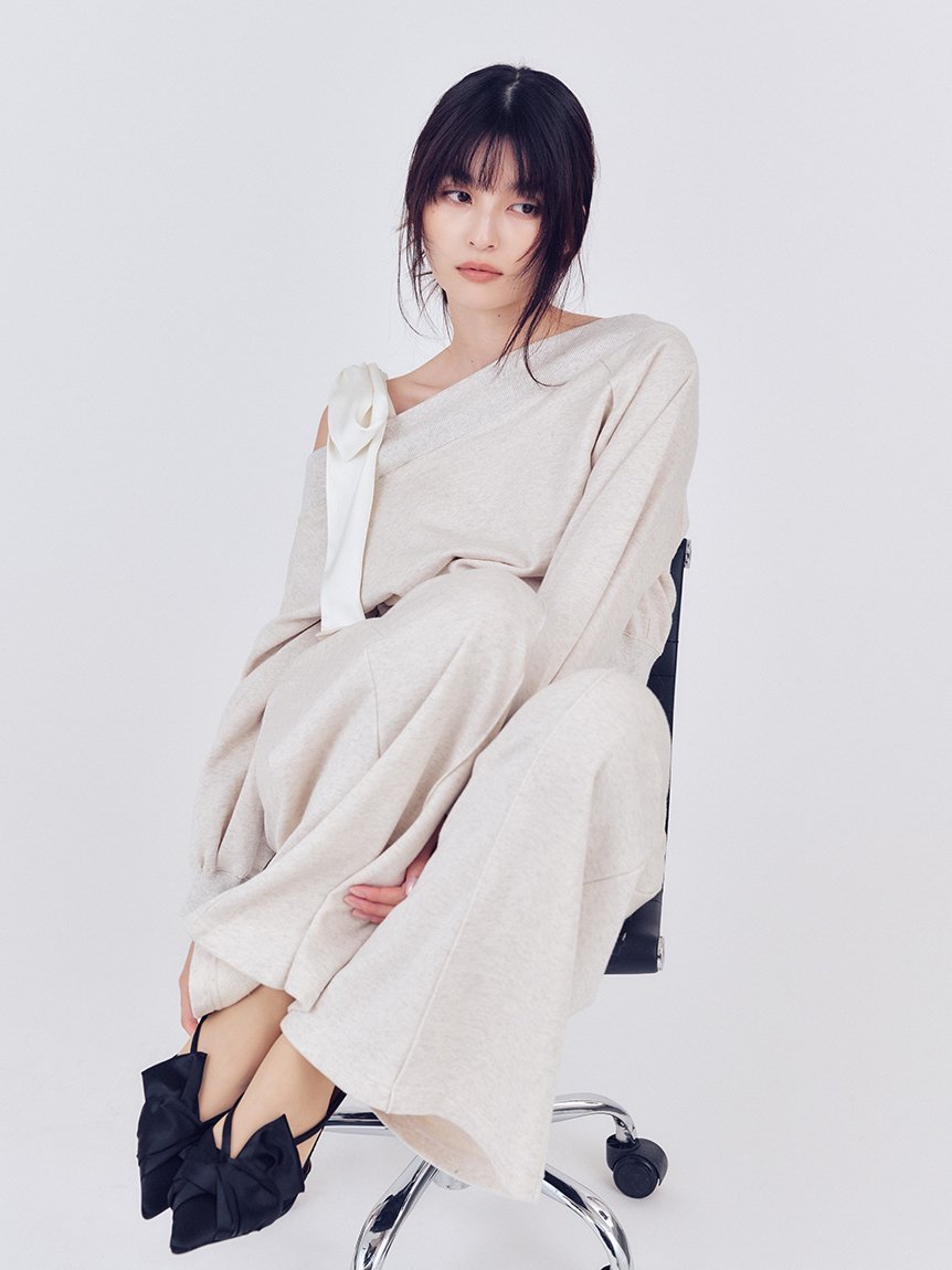 FRAY I.D｜ビッグリボンワンショルカットソー | Rakuten Fashion(楽天