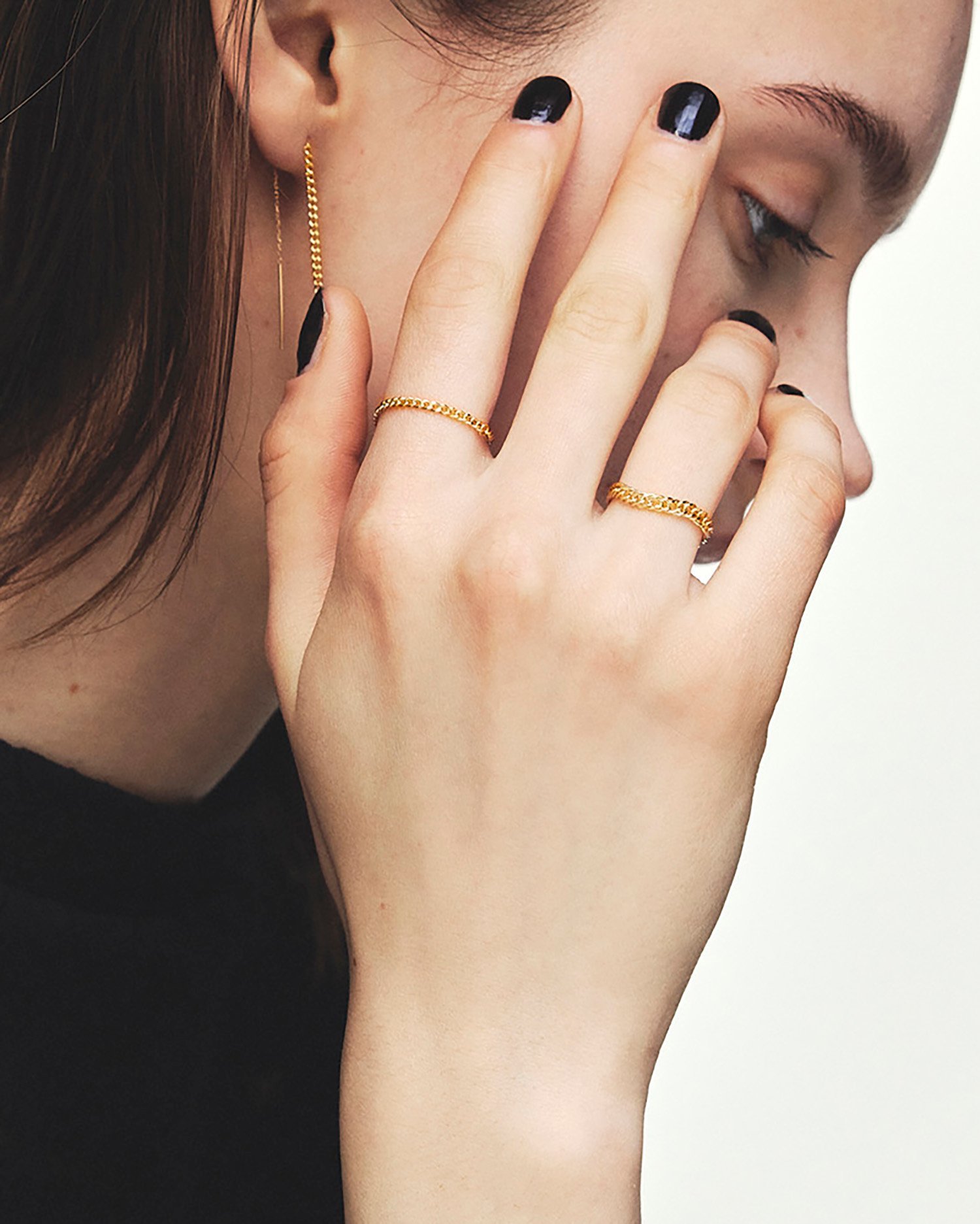 H.O.V｜les bonbon/sally ring サリー リング チェーン 10金 | Rakuten