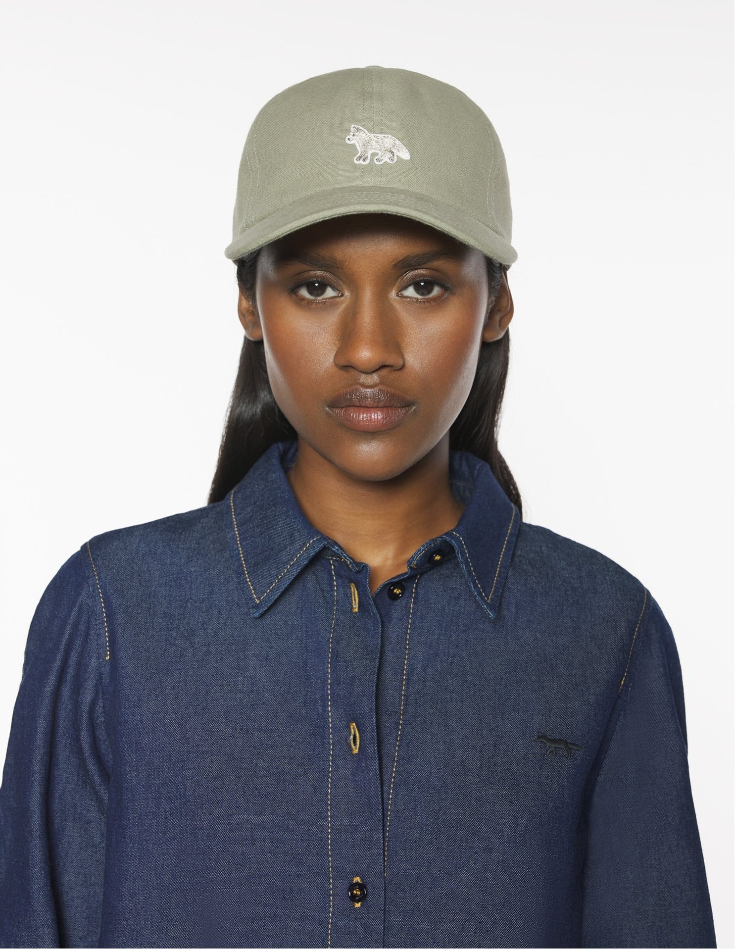 MAISON KITSUNE｜Maison Kitsune/(W)BABY FOX 6P CAP | Rakuten