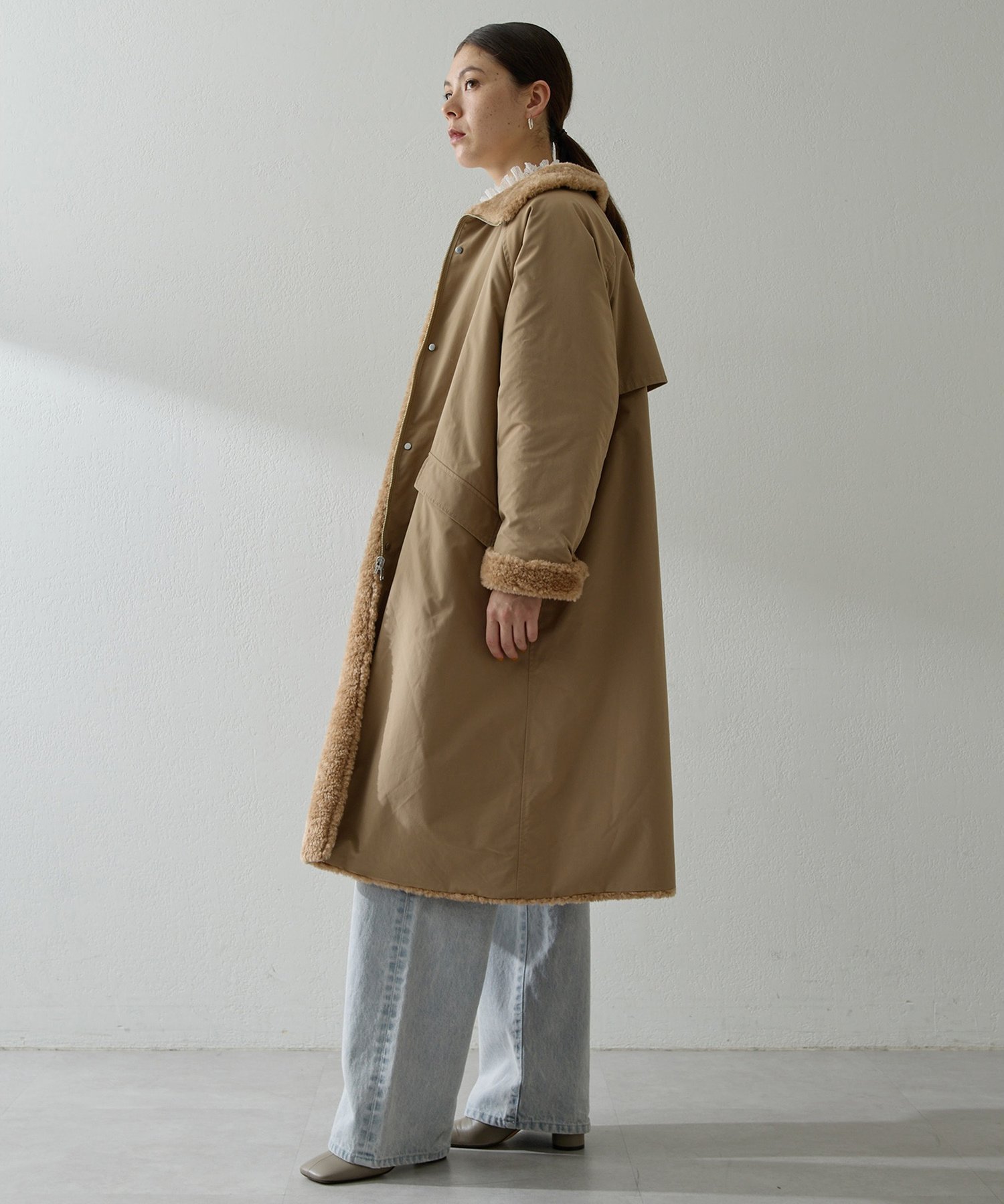 Whim Gazette｜リバーシブルボアコート | Rakuten Fashion(楽天