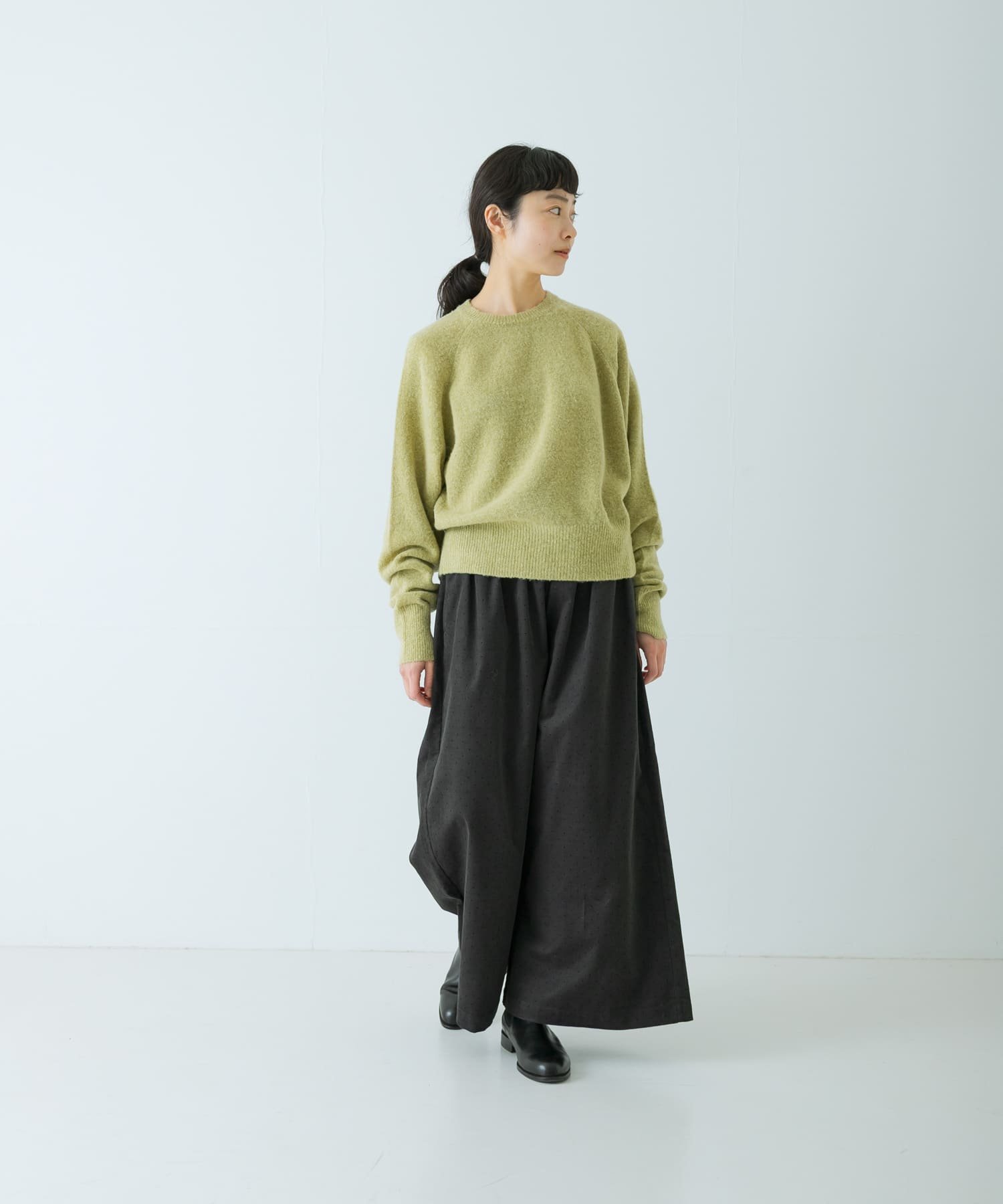 かぐれ｜ドットコーデュロイワイドパンツ | Rakuten Fashion(楽天