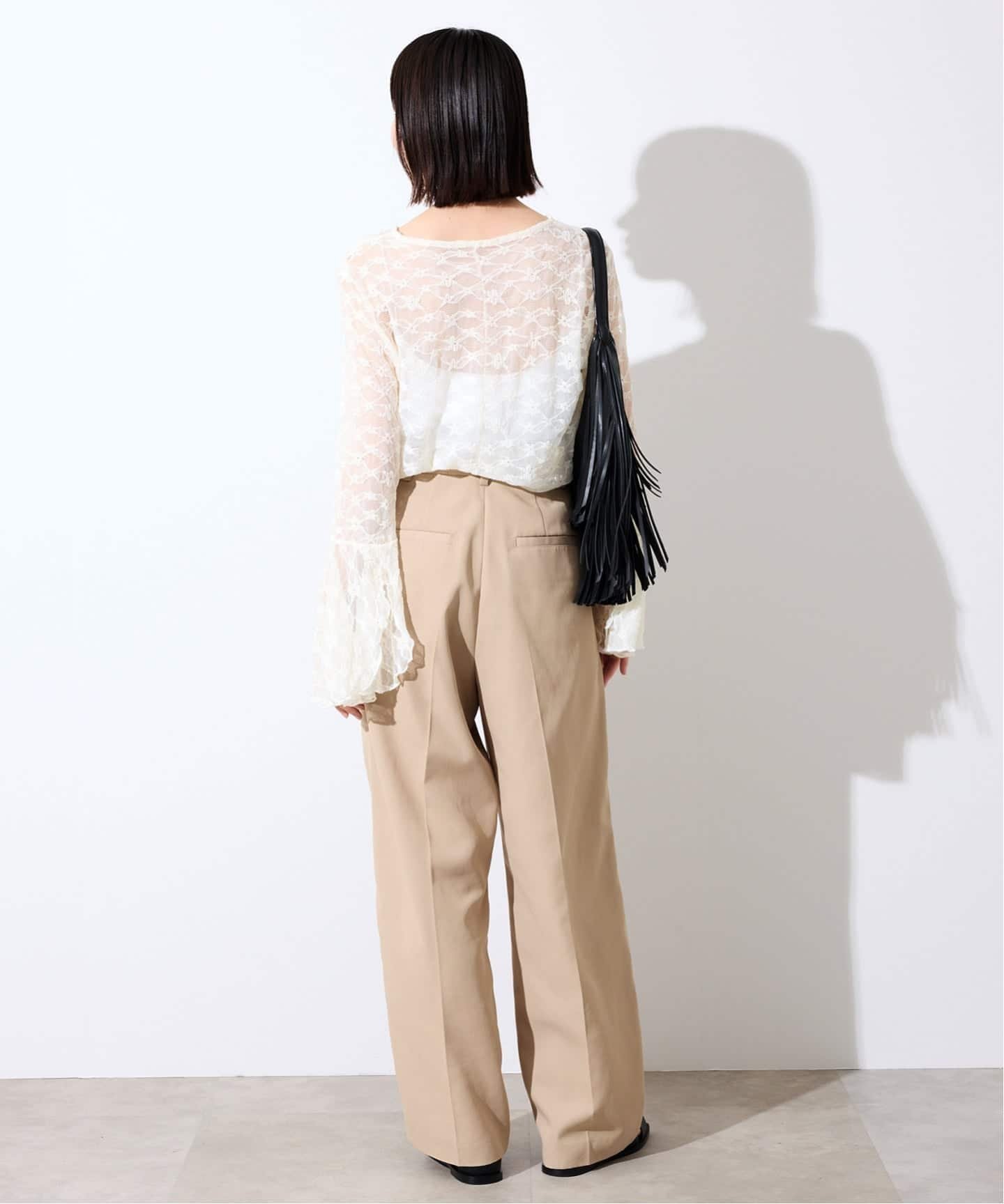 SLOBE IENA｜《WEB・一部店舗限定/追加》レーススリーブブラウス