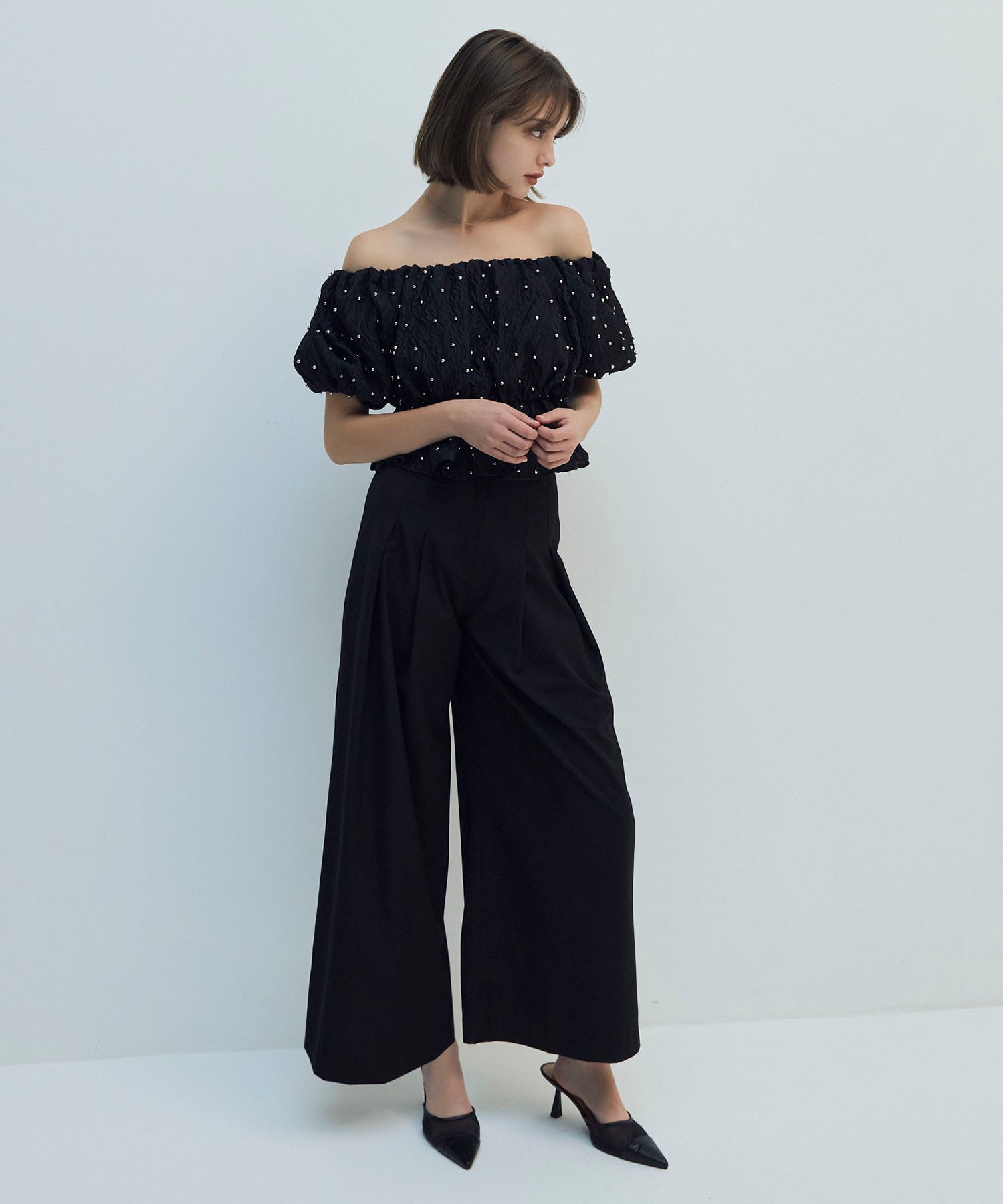 EIMY ISTOIRE｜ウエストコルセットパンツ | Rakuten Fashion(楽天