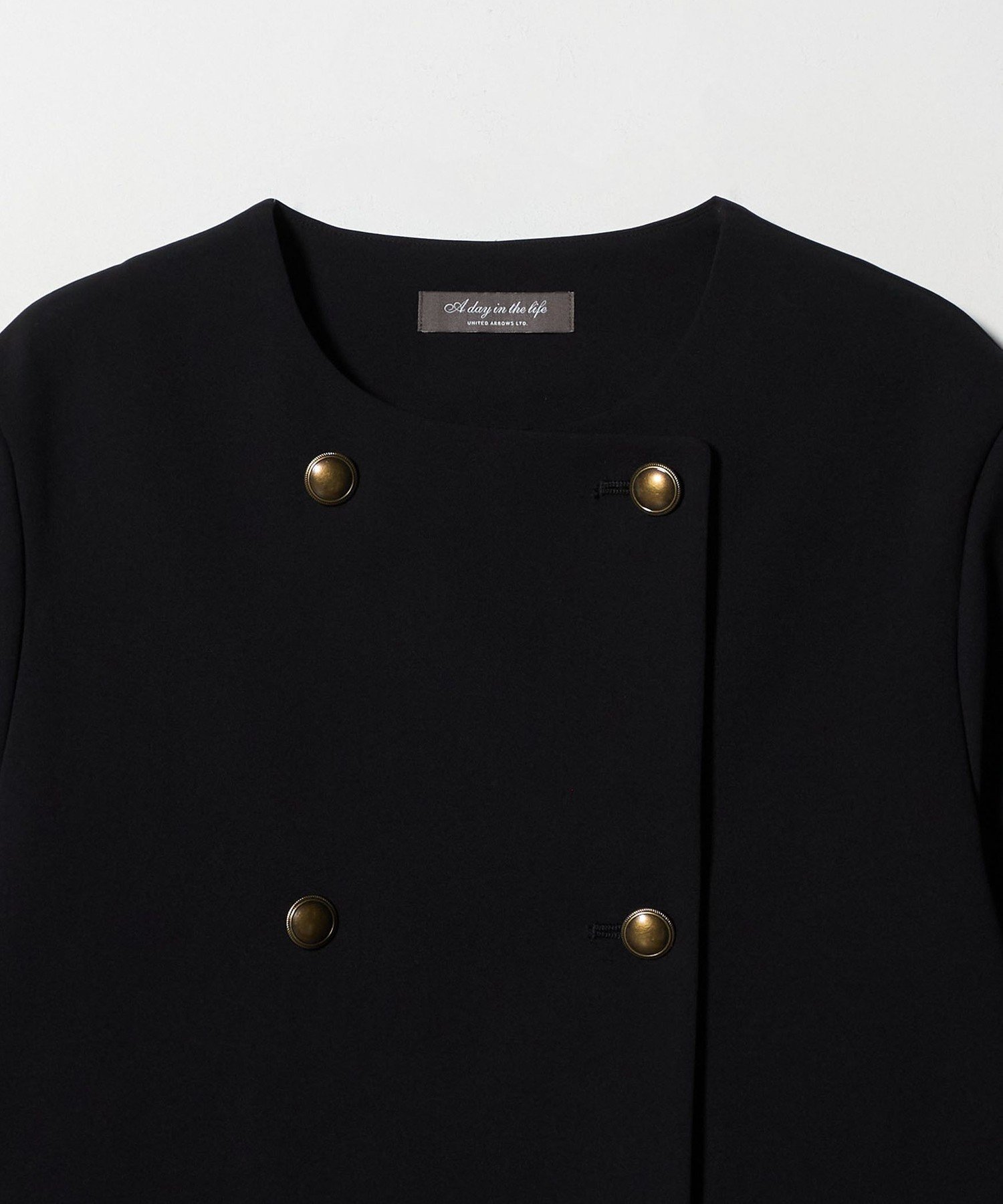 UNITED ARROWS LTD. OUTLET｜ダブルニット ノーカラー カーディガン