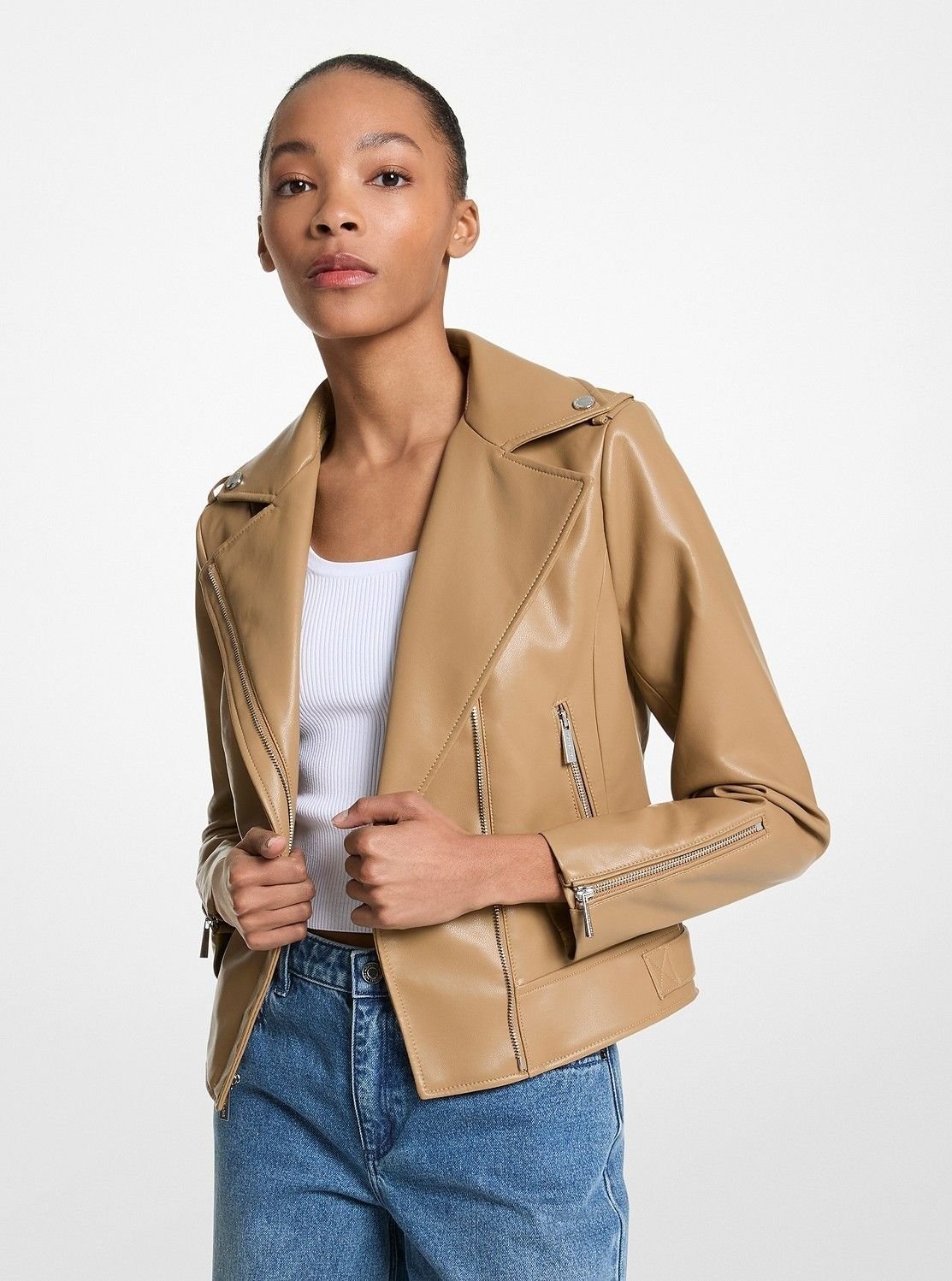 MICHAEL KORS｜フォーレザー MOTO ジャケット マイケルコース