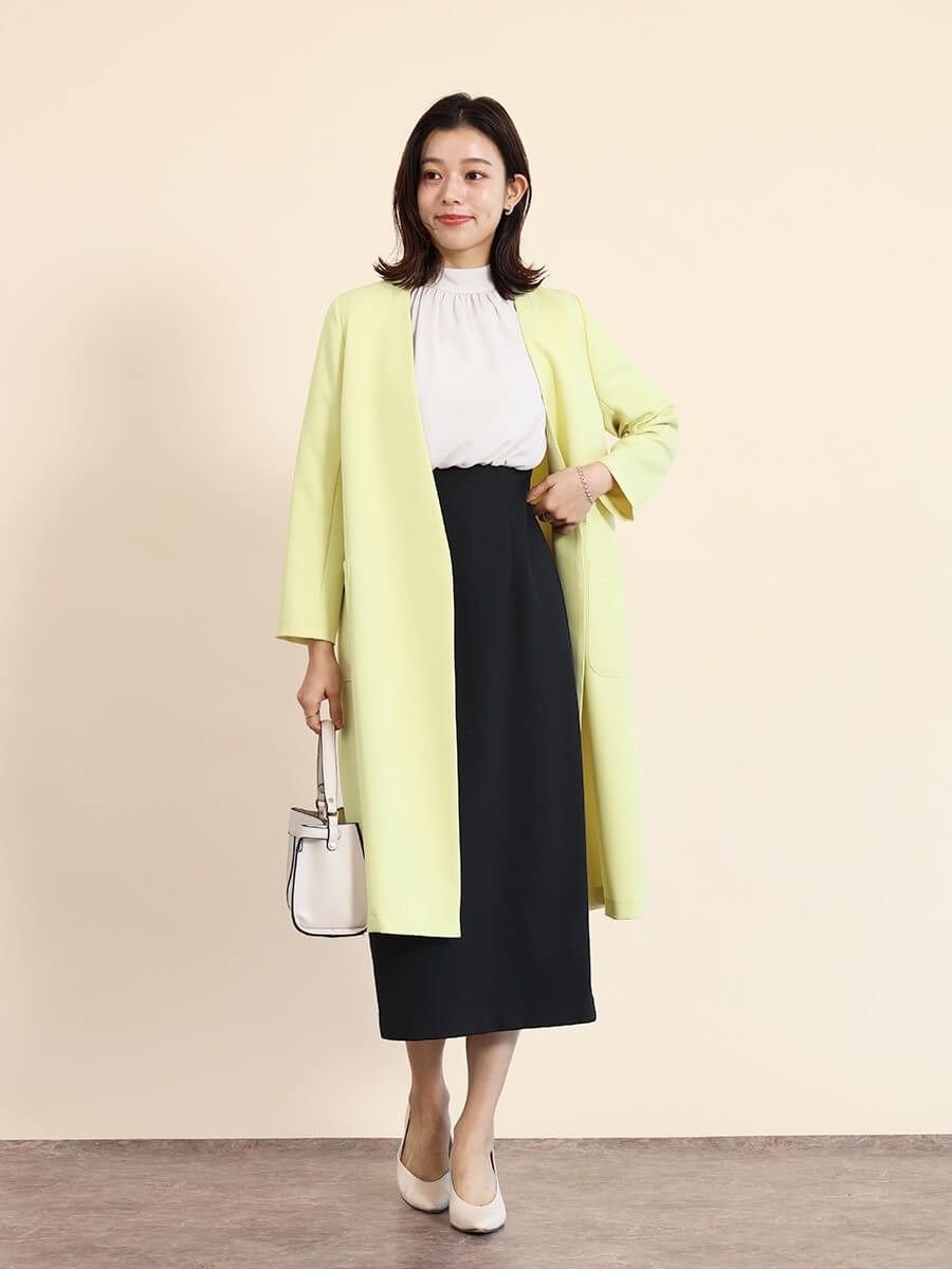 Vin｜バックリボンバイカラードッキングワンピース(cream) | Rakuten