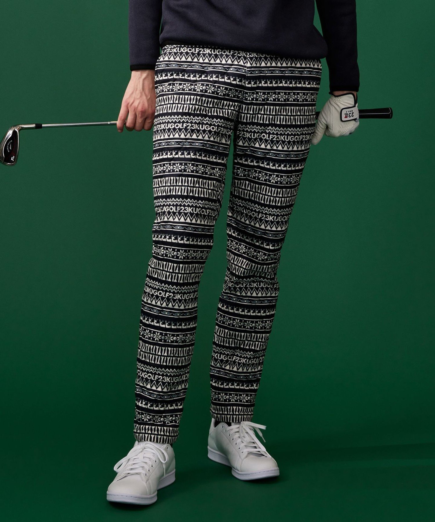 23区GOLF｜【MEN】ノルディック柄 キルティング パンツ | Rakuten