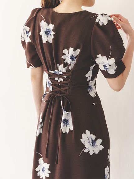 SNIDEL｜【FLOWER COLLECTION】プリントタイトワンピース | Rakuten