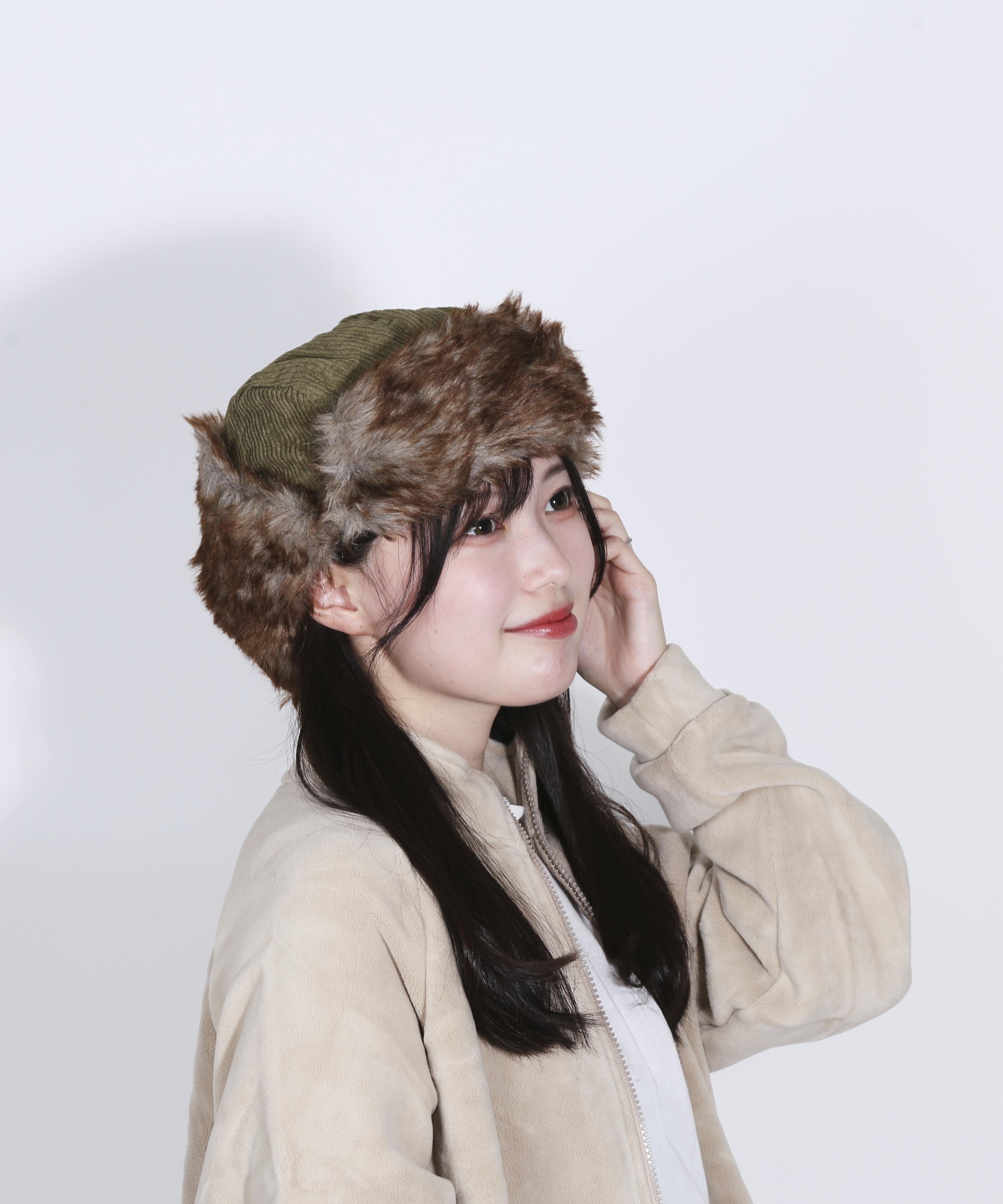 Rora｜コーデュロイ フライト キャップ | Rakuten Fashion(楽天