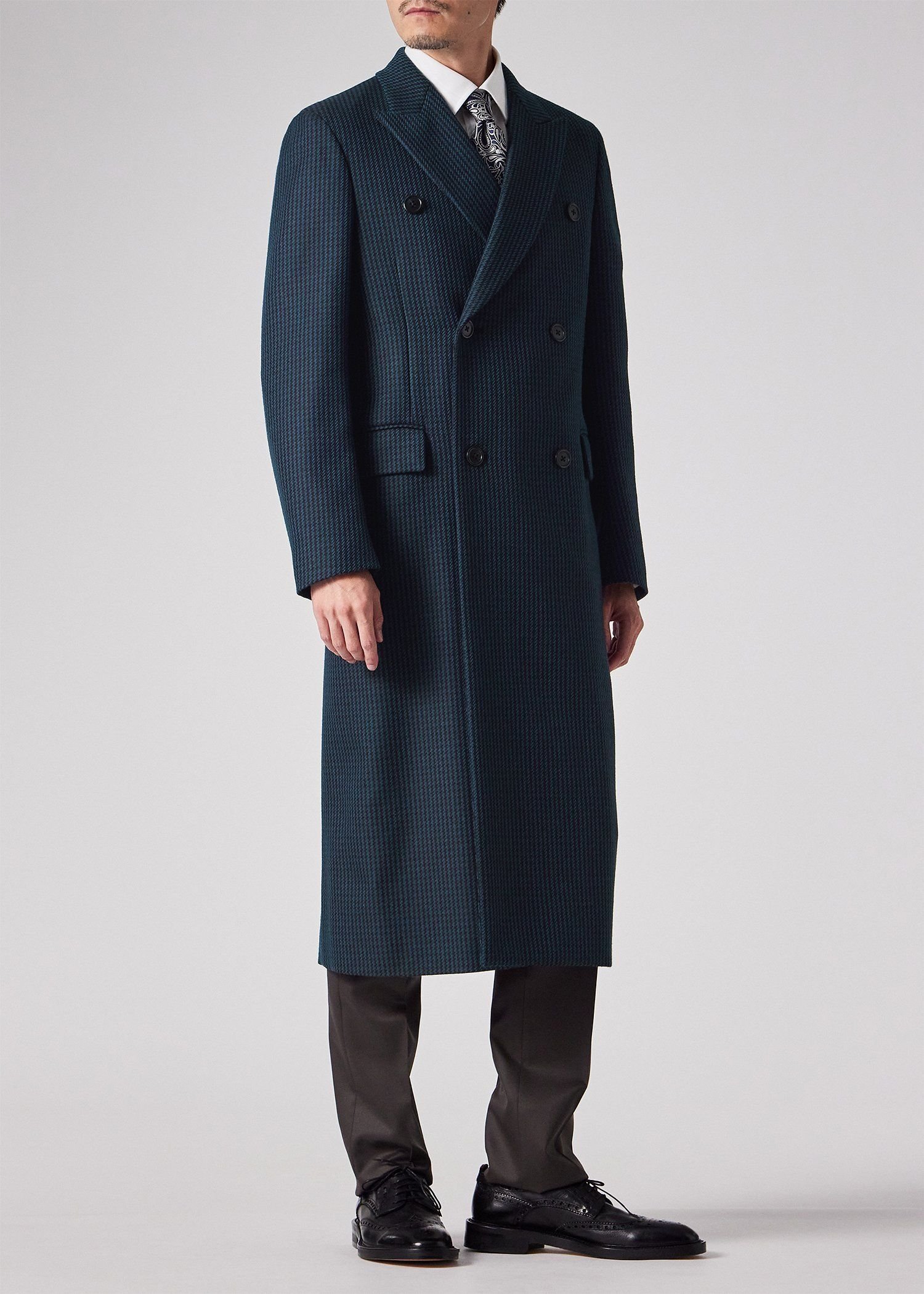 Paul Smith｜クラシックチェック ダブルチェスターコート | Rakuten