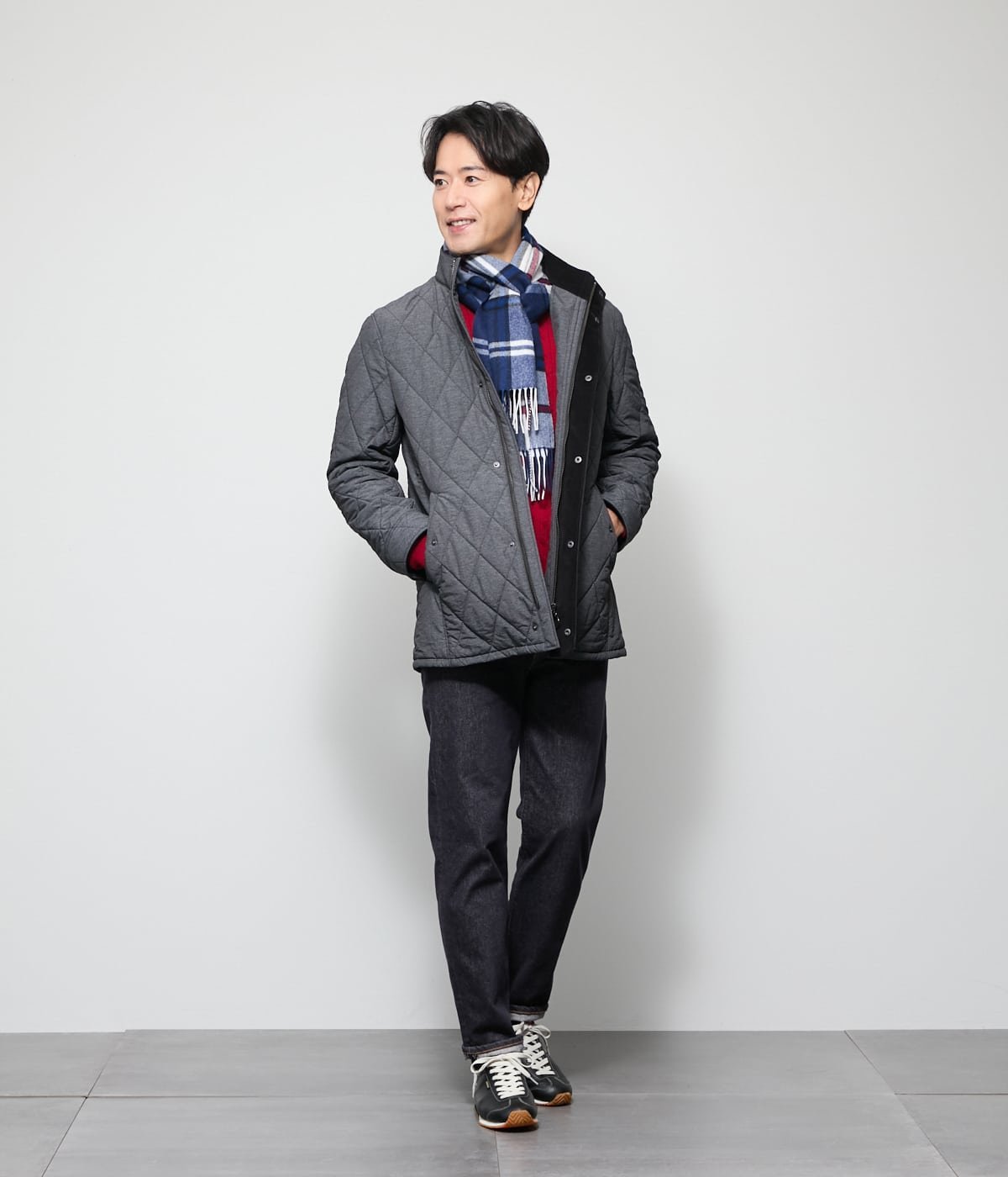 NEWYORKER｜カシミヤ BIGニューヨーカータータン マフラー | Rakuten