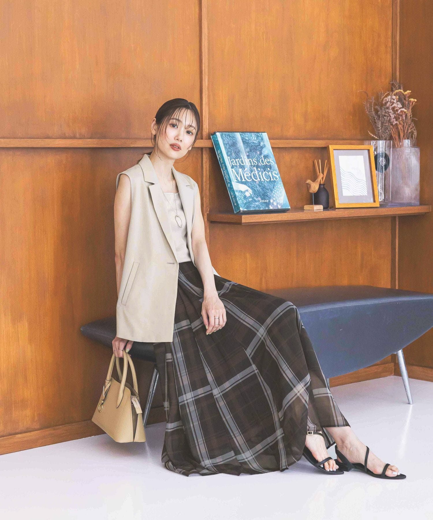 GLOBAL WORK｜シアータックフレアスカート/571416 | Rakuten Fashion