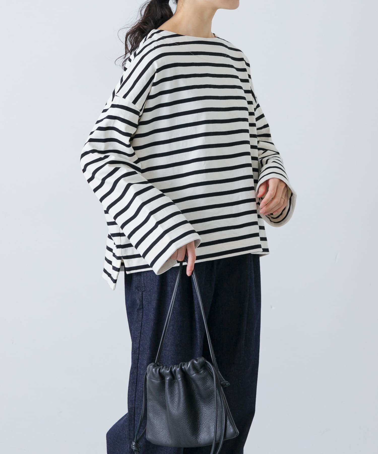 かぐれ｜コットンボートネックカットソー | Rakuten Fashion(楽天