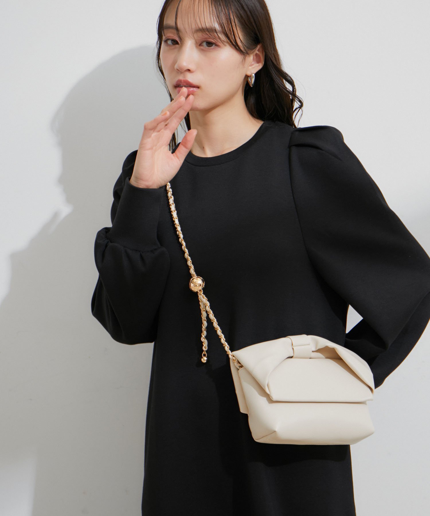 VIS｜【2WAY】リボンハンドルミニショルダーバッグ | Rakuten Fashion