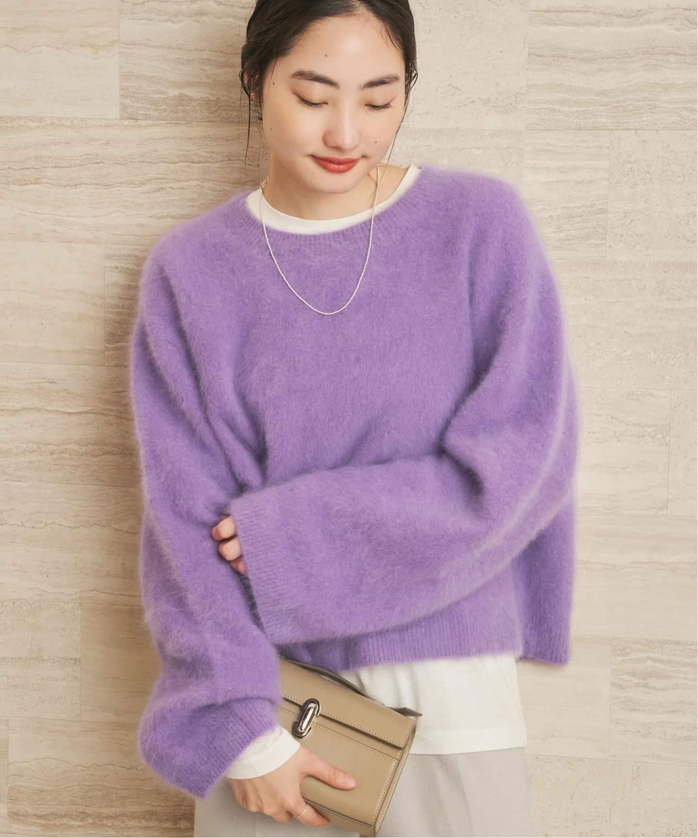 plage｜《一部カラー六本木店・WEB限定》Fur Essential ニット