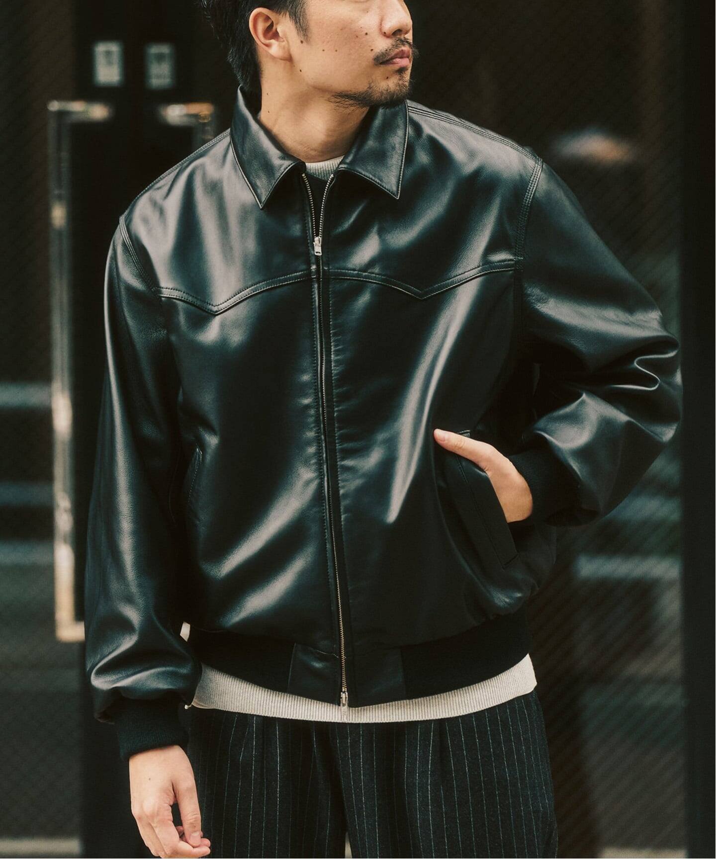 417 EDIFICE｜SHEEP LEATHER JACKET / シープレザージャケット