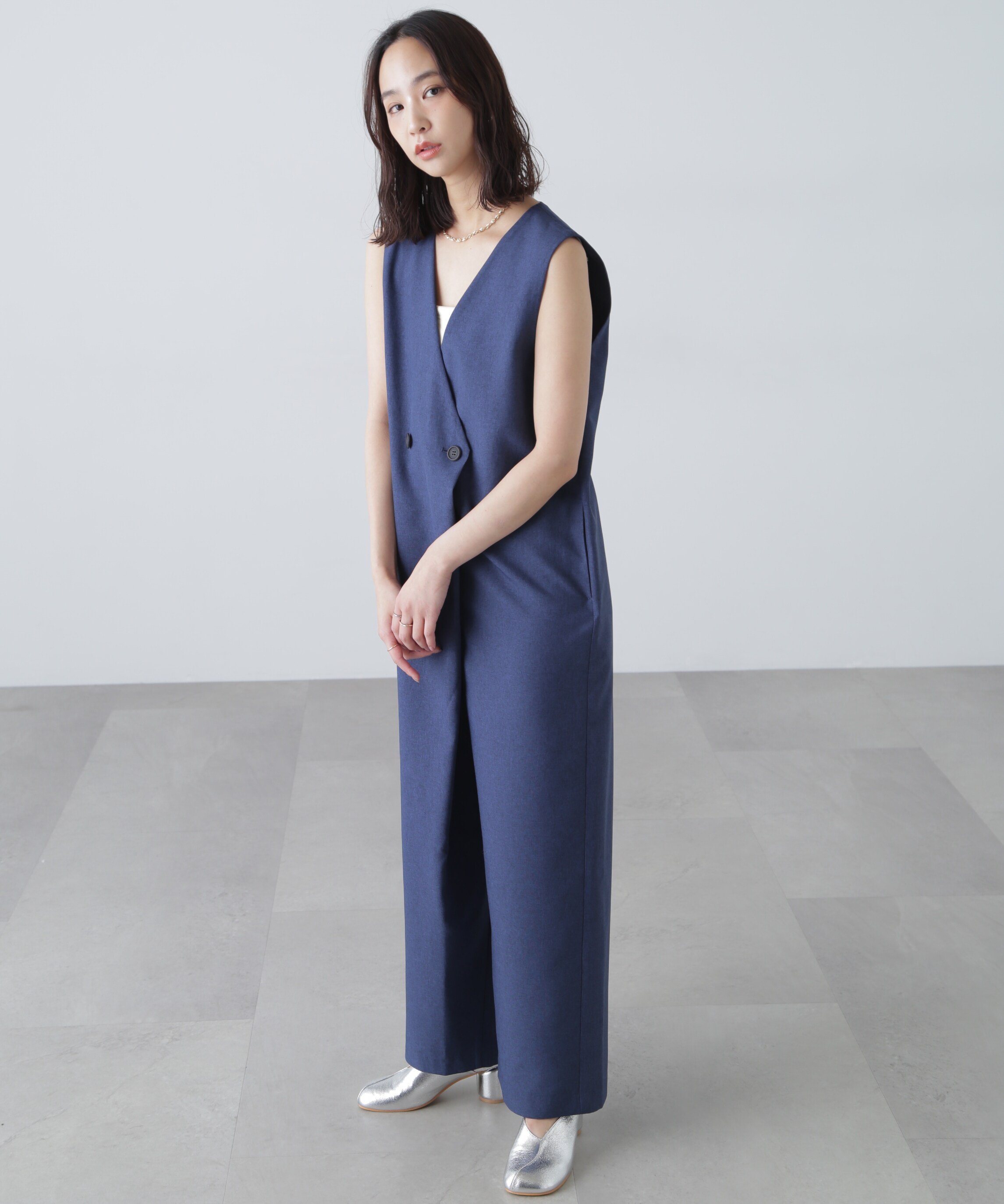 FREE'S MART｜[MFM]テックリネンオールインワン | Rakuten Fashion