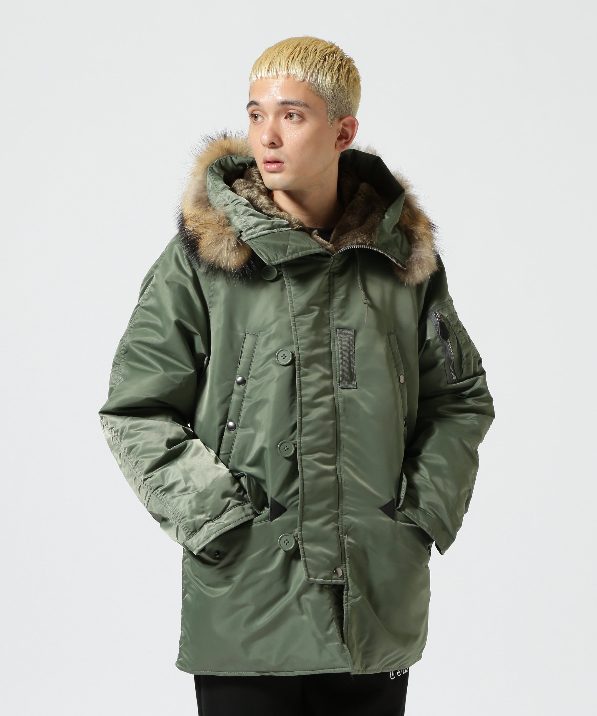 AVIREX｜N-3B COMMERCIAL REAL FUR | Rakuten Fashion(楽天