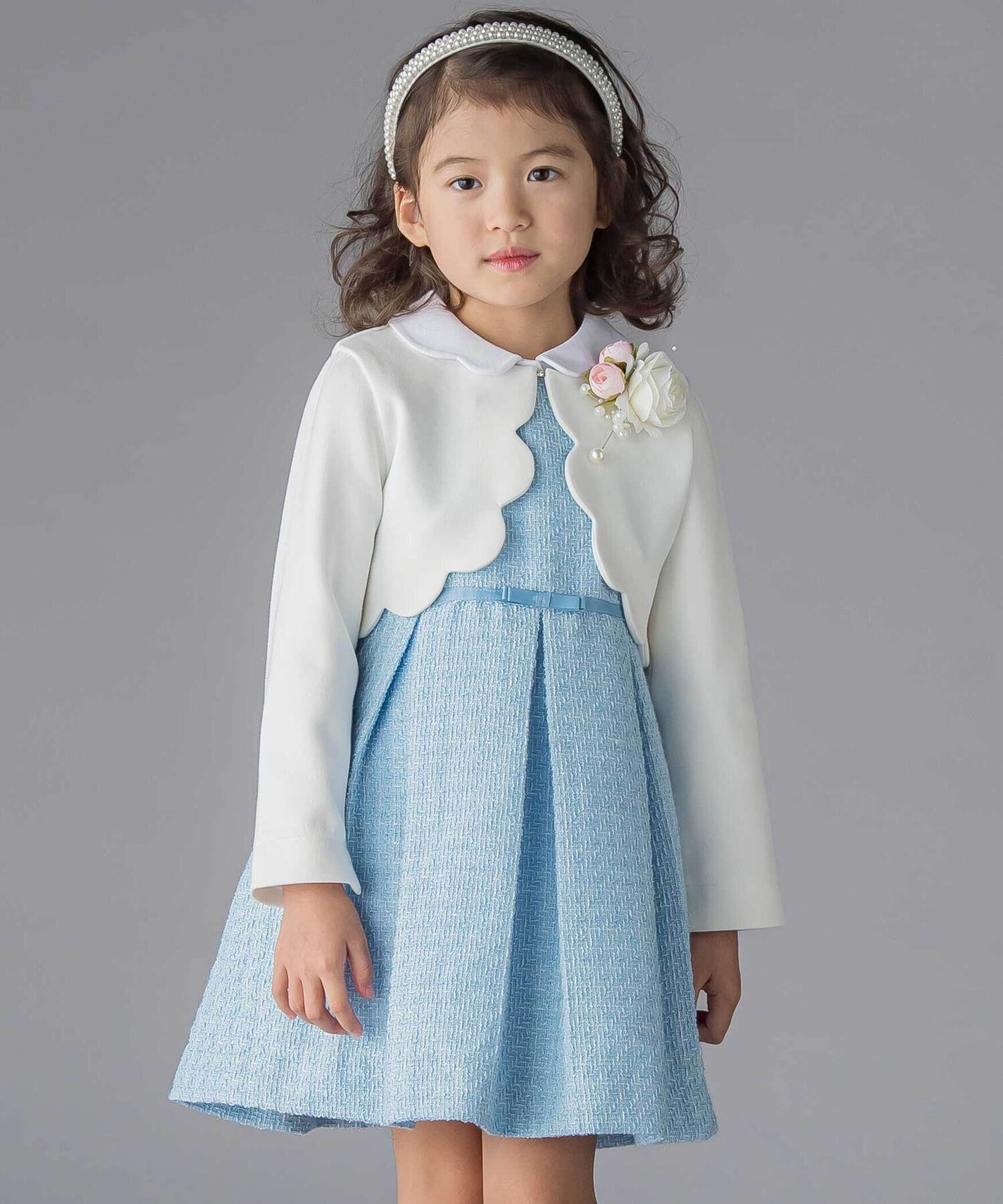 BEBE ONLINE STORE｜【店舗限定】ボレロ+ジャンパースカート+ブラウス3