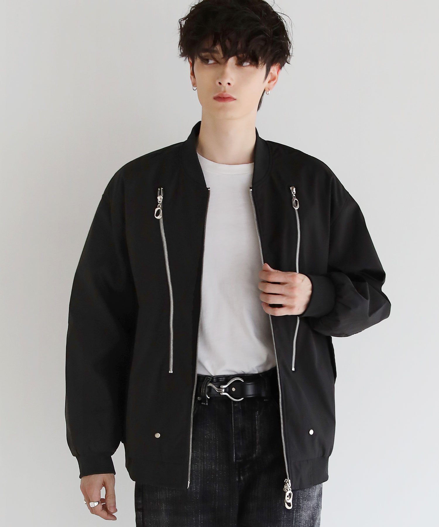 THE CASUAL｜フロント3ジップMA-1 | Rakuten Fashion(楽天ファッション