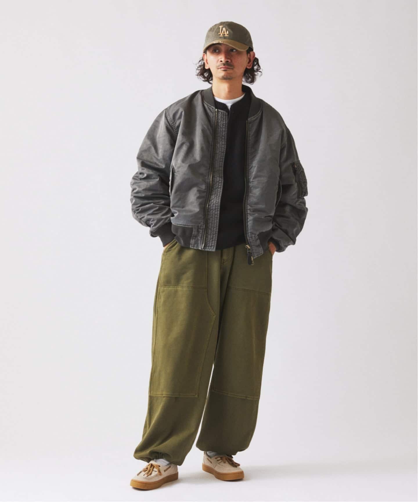 JOURNAL STANDARD relume｜ガーメントダイ ボンバー ジャケット