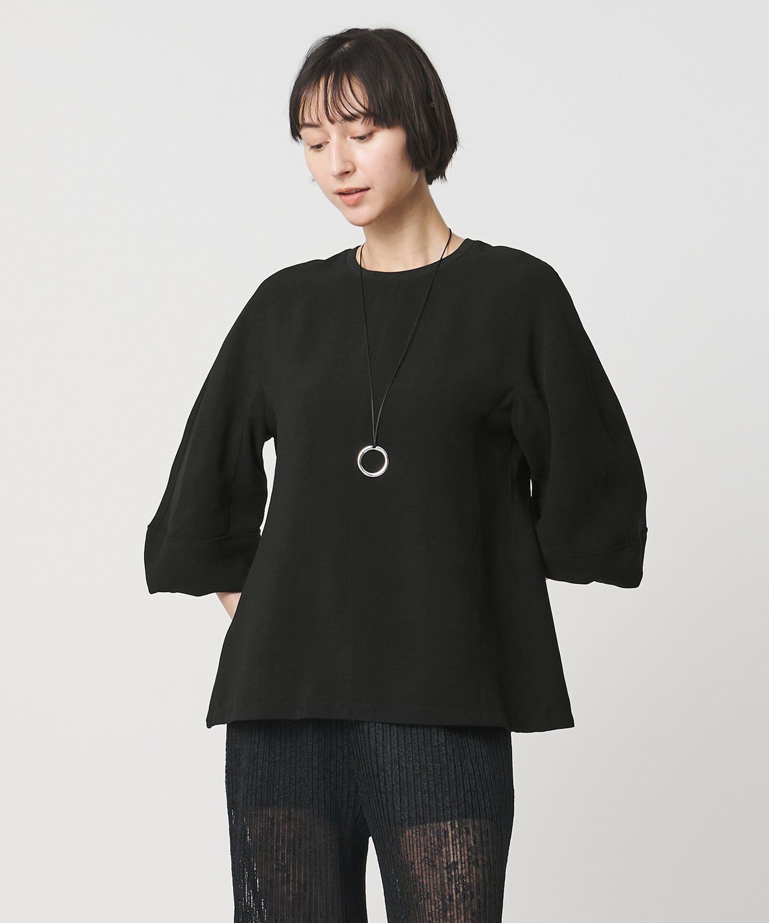 UNITED ARROWS｜COMFY ドルマンスリーブ ブラウス -防汚 UVカット