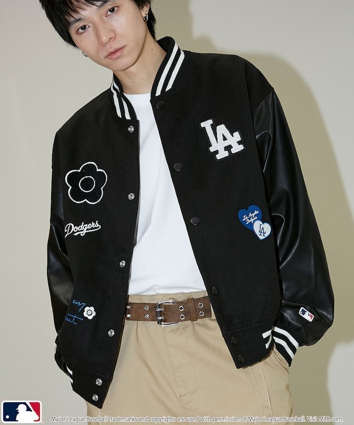 FREAK'S STORE｜MLB×MARY QUANT PATCH STUDIUM JACKET/パッチ