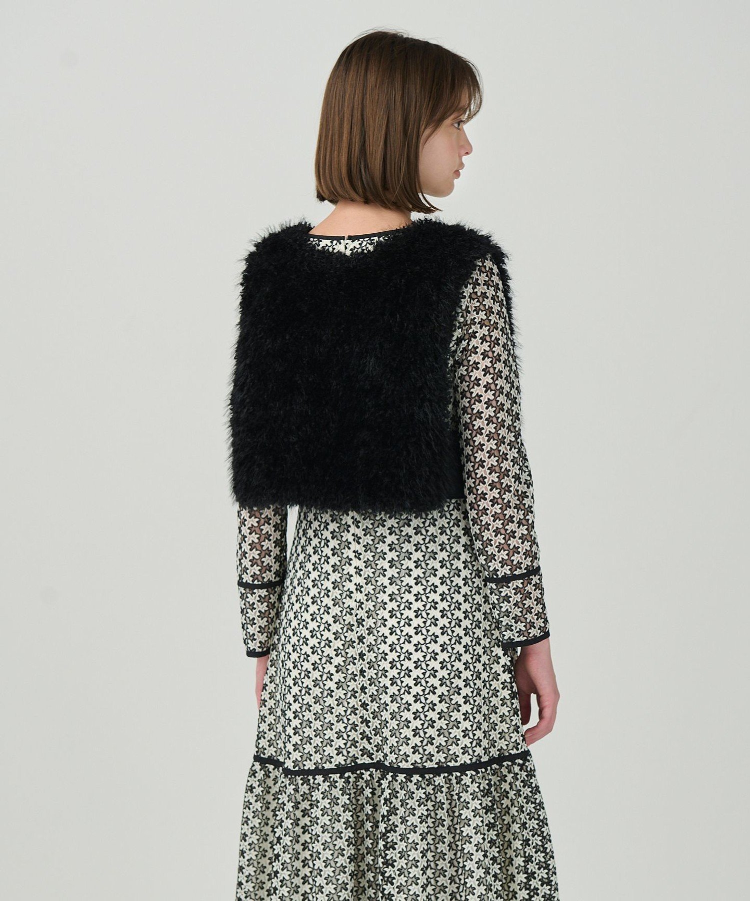GRACE CONTINENTAL｜ショートファーベスト | Rakuten Fashion(楽天