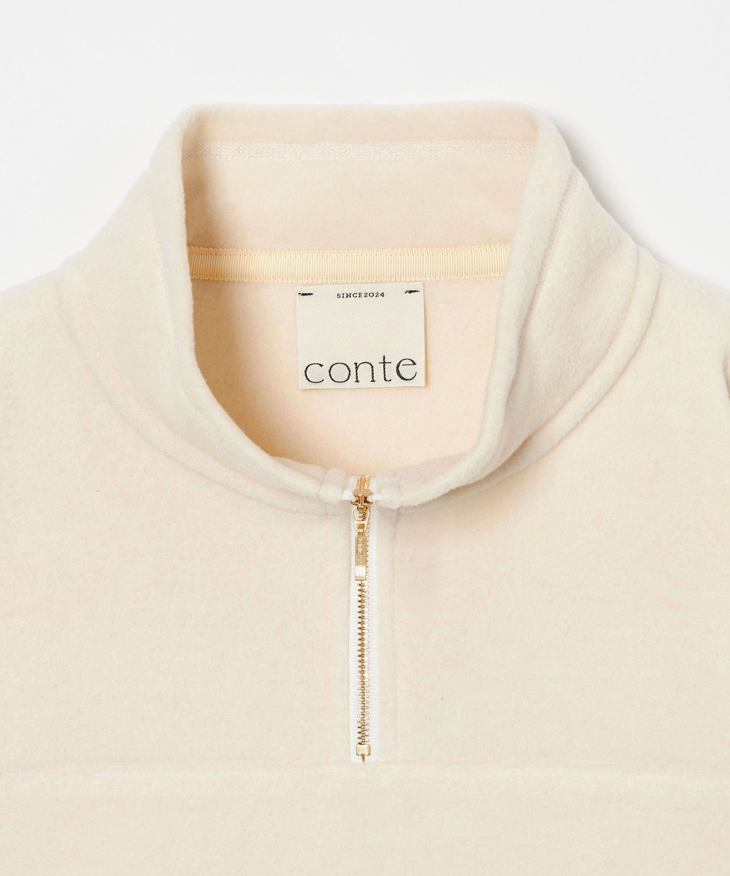 conte　コンテ　フリースジッププルオーバー UNITED ARROWS｜<conte>フリース ジップ プルオーバー | Rakuten