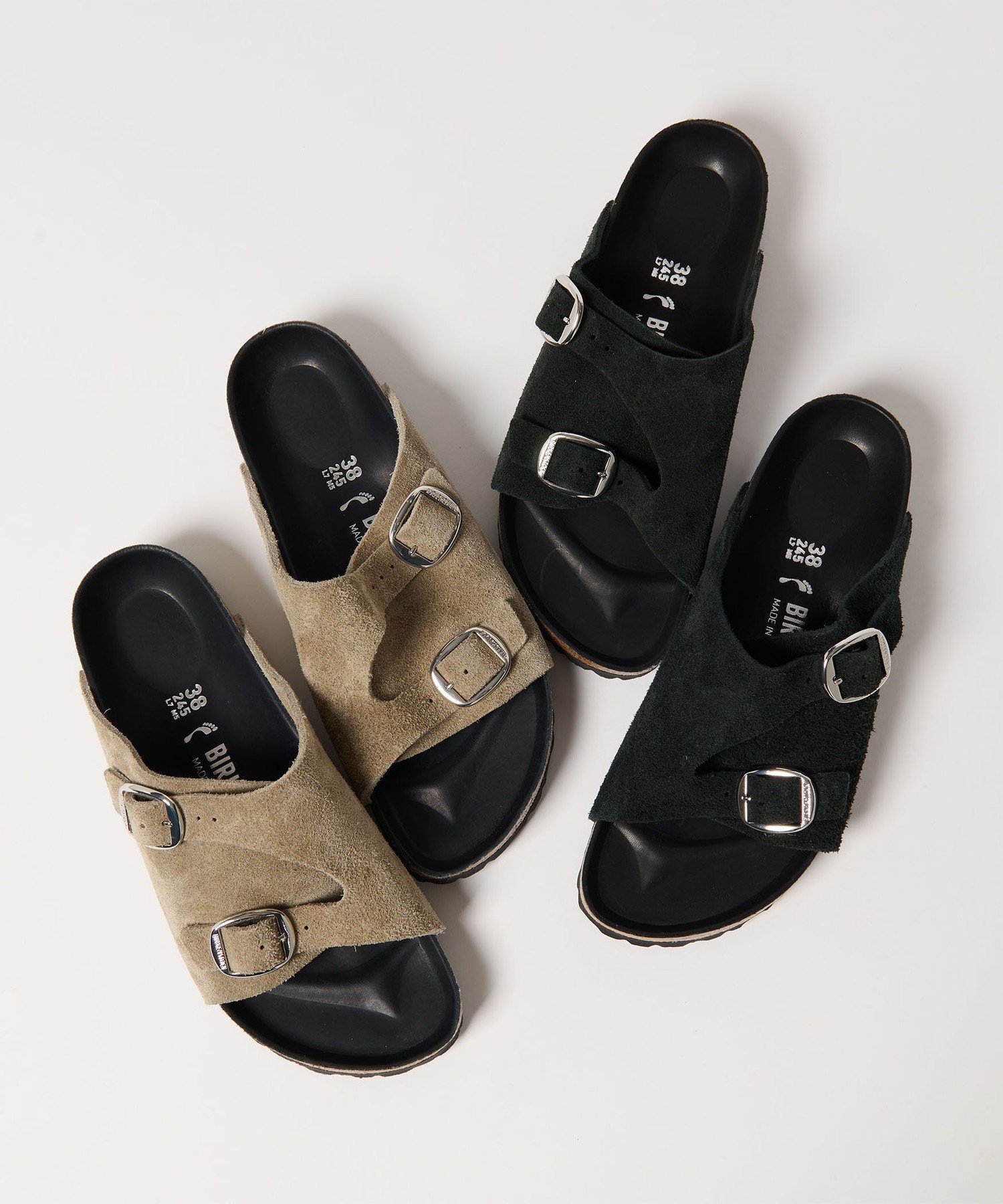 【ゆー】ビルケンシュトック　チューリッヒ　38 トープ　美品 BEAUTY&YOUTH UNITED ARROWS｜【別注】<BIRKENSTOCK>チューリッヒ
