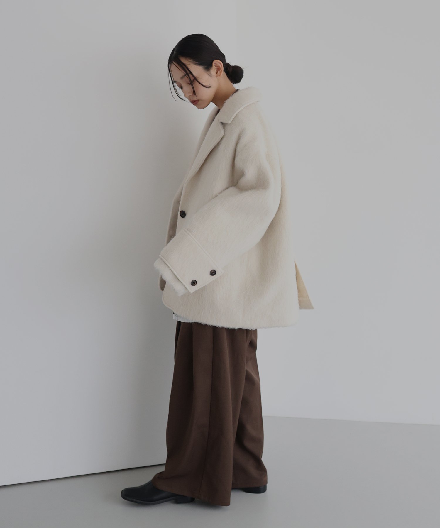 hellam｜シャギーテーラードコート | Rakuten Fashion(楽天