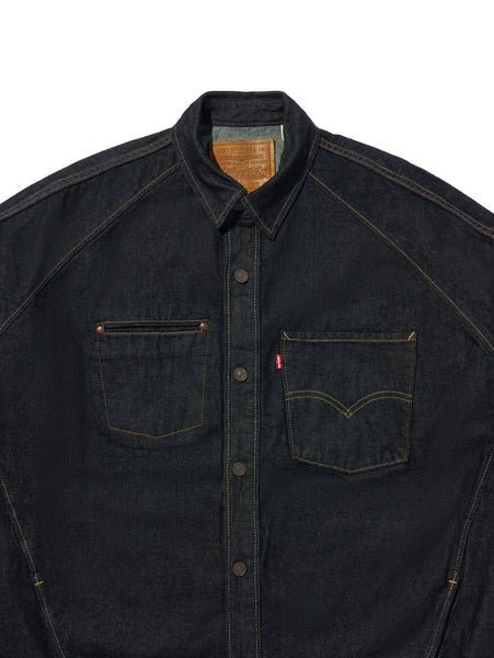 Levi's｜TWISTED シャツジャケット ダークインディゴ | Rakuten