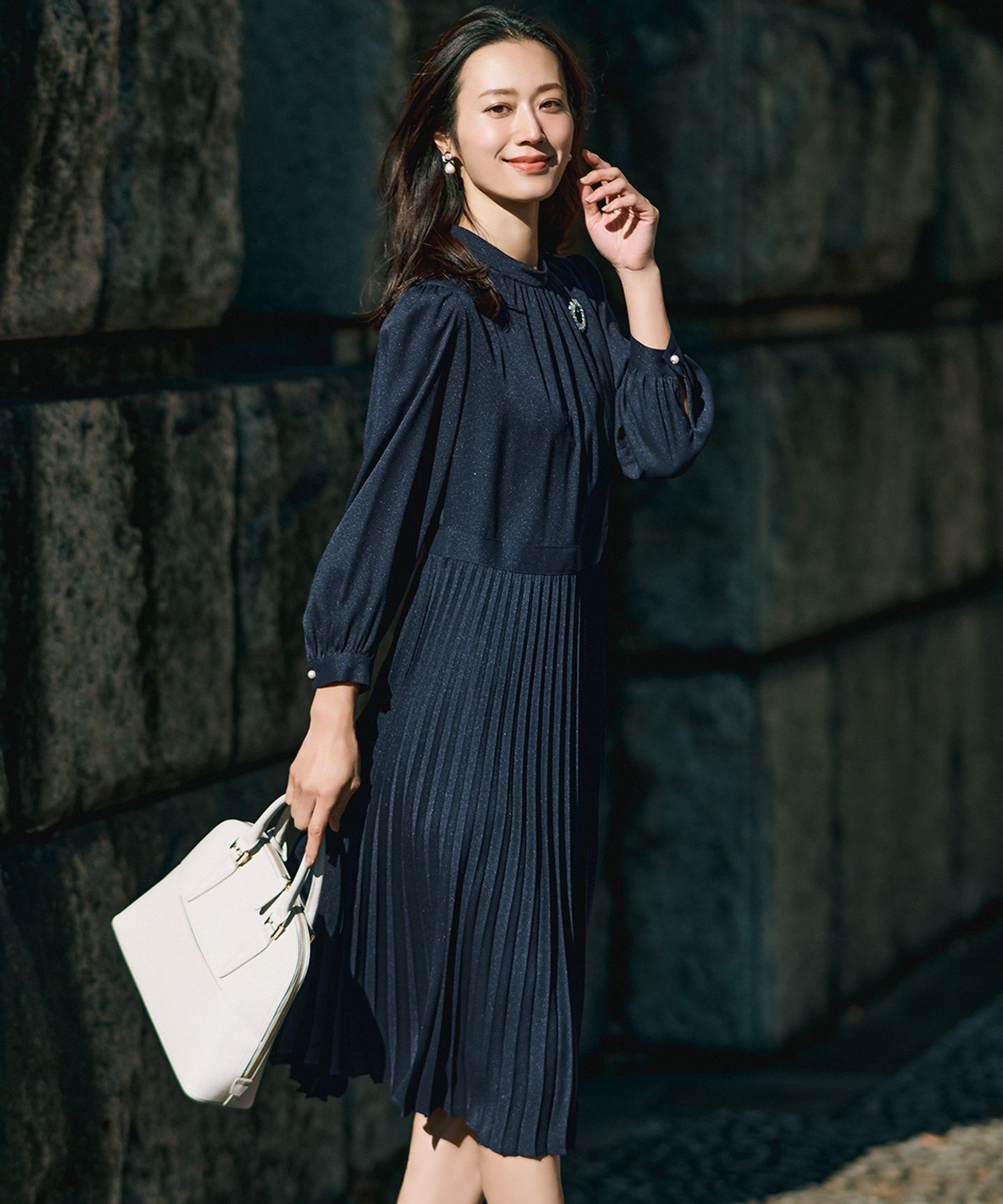 23区｜【洗える】クリスタルアムンゼン ワンピース | Rakuten Fashion