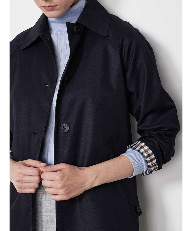 Aquascutum｜Aラインステンカラーコート | Rakuten Fashion(楽天