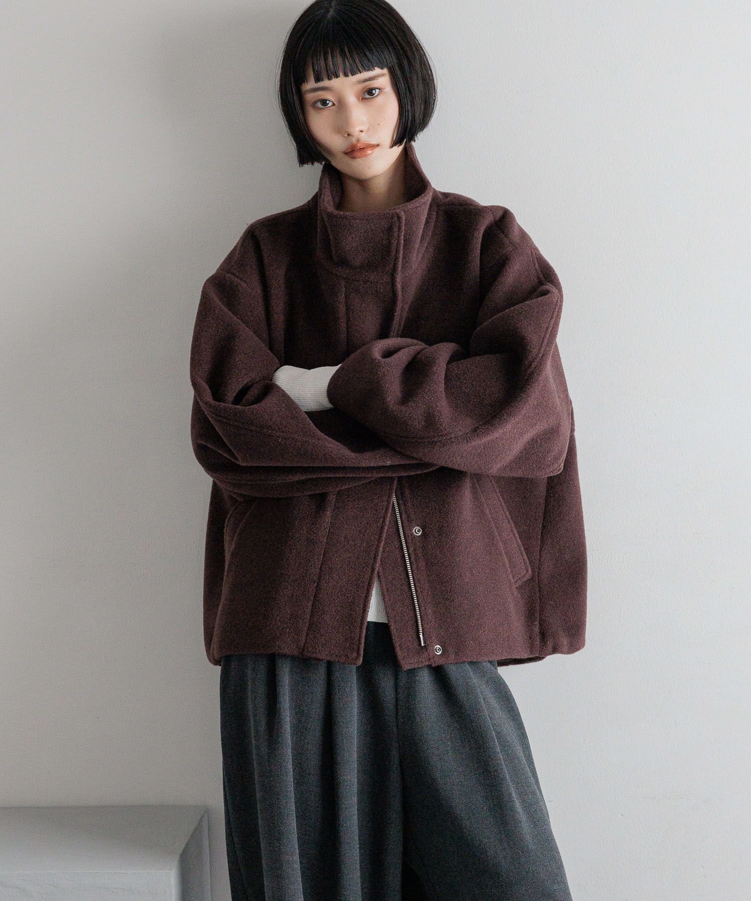 LOWRYS FARM｜ウーリーテックスタンドブルゾン | Rakuten Fashion(楽天